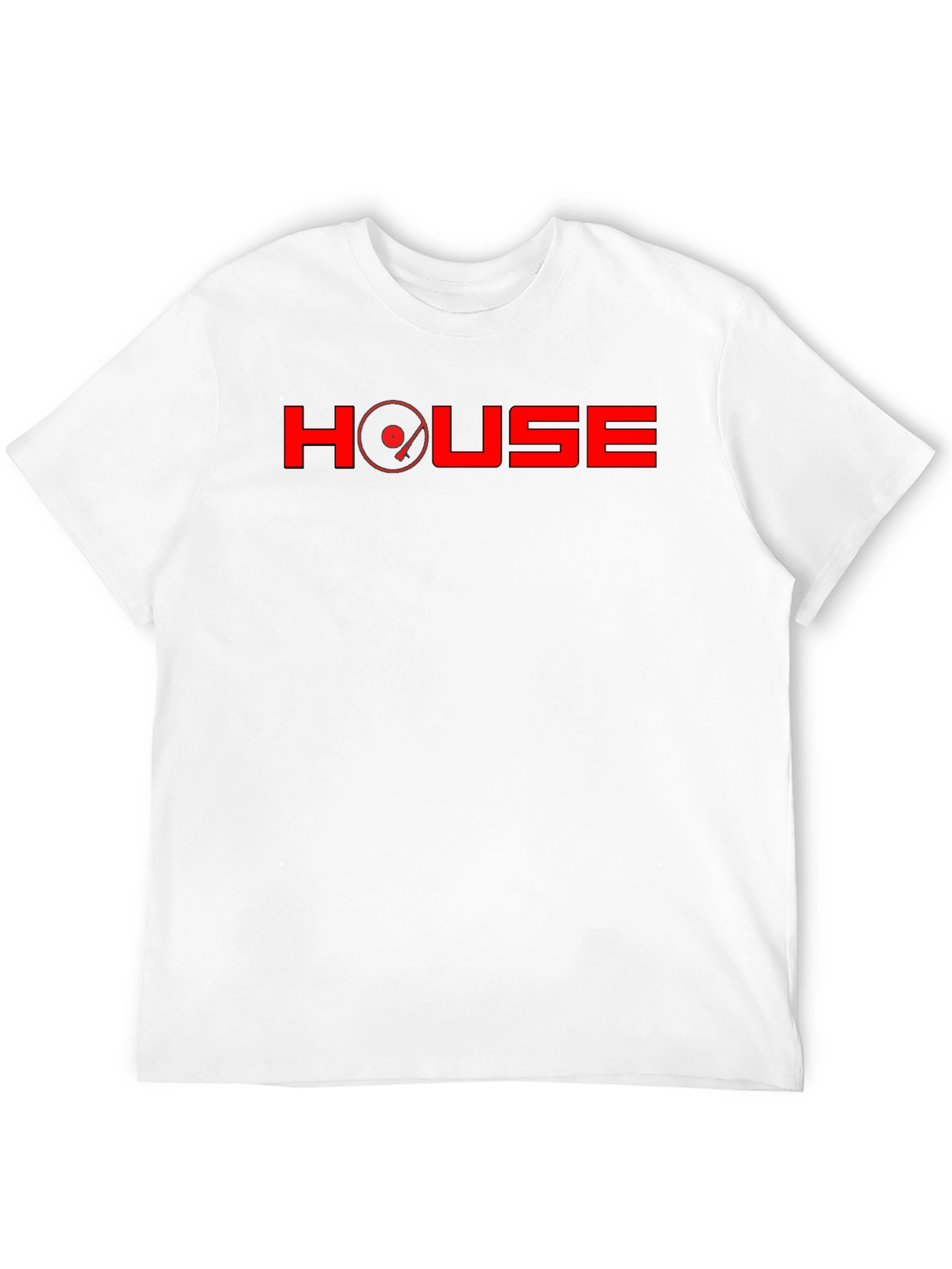 Black House Music DJ Turntable Graphic T-Shirt view 12