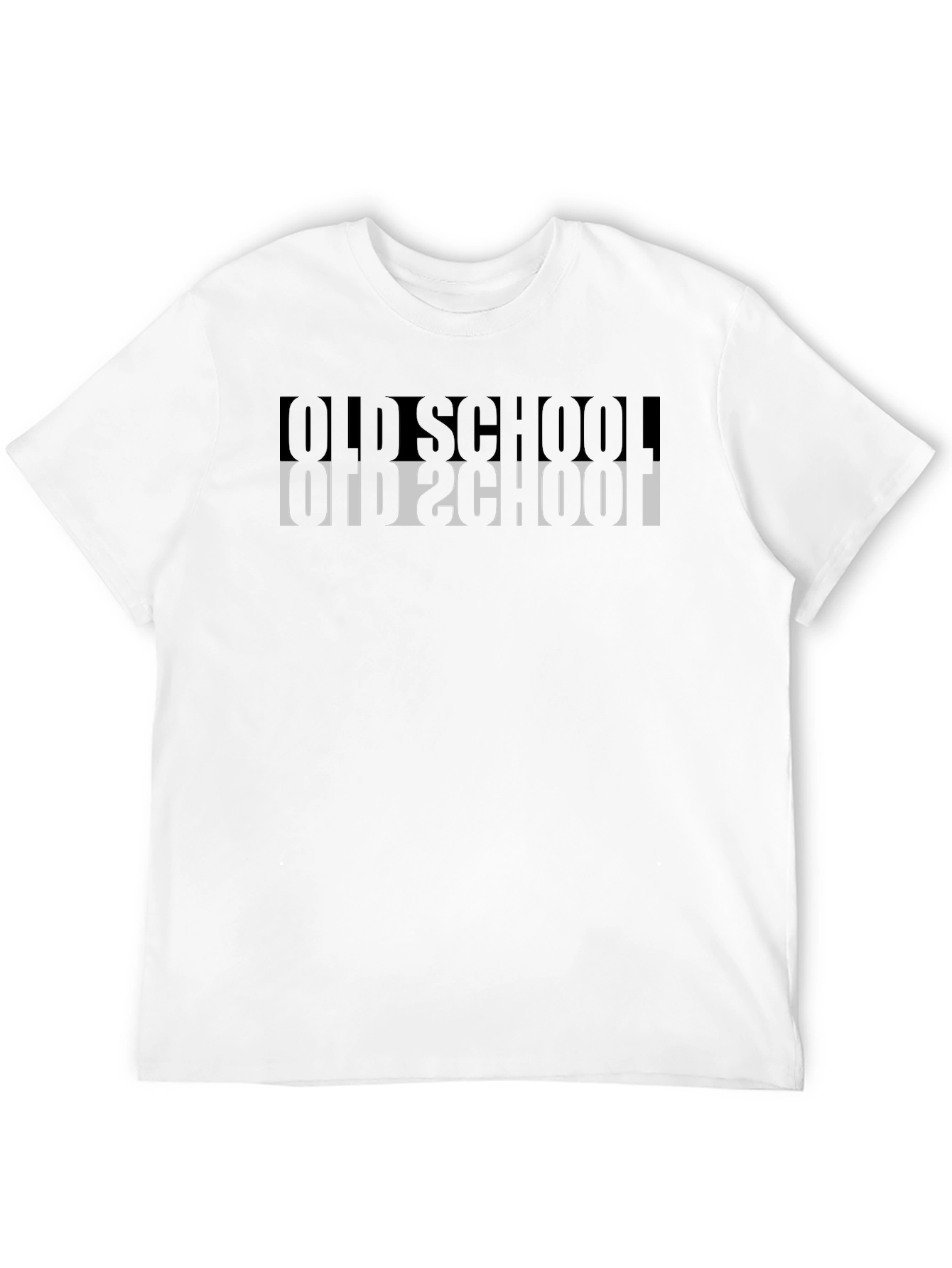 Black Old School T-Shirt - Retro Design view 12