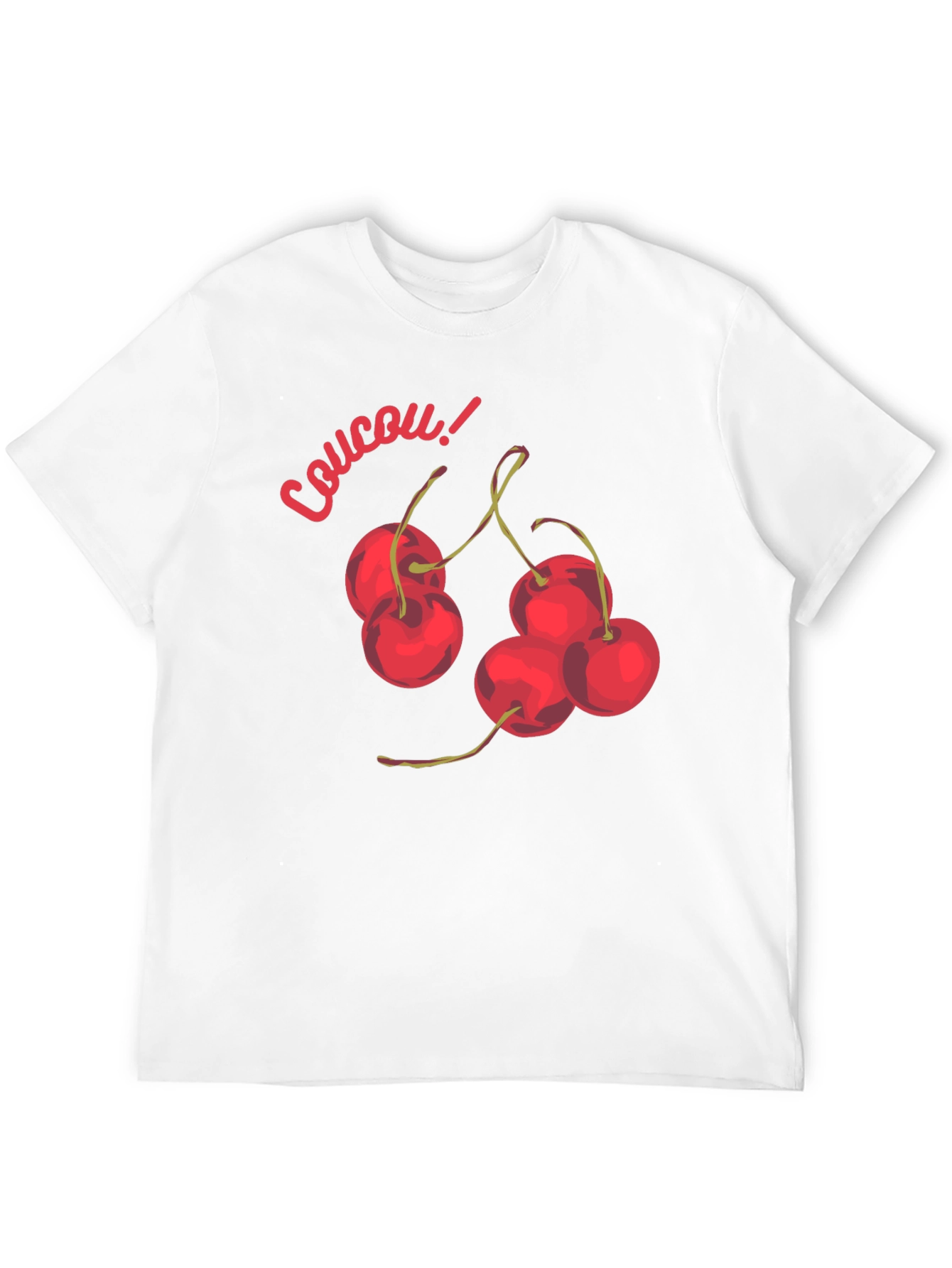 Black Coucou Cherries Black Graphic T-Shirt view 12