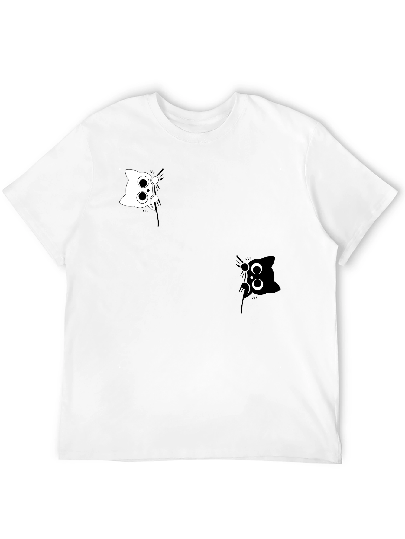 Black Black Cat Peekaboo Graphic Tee view 12