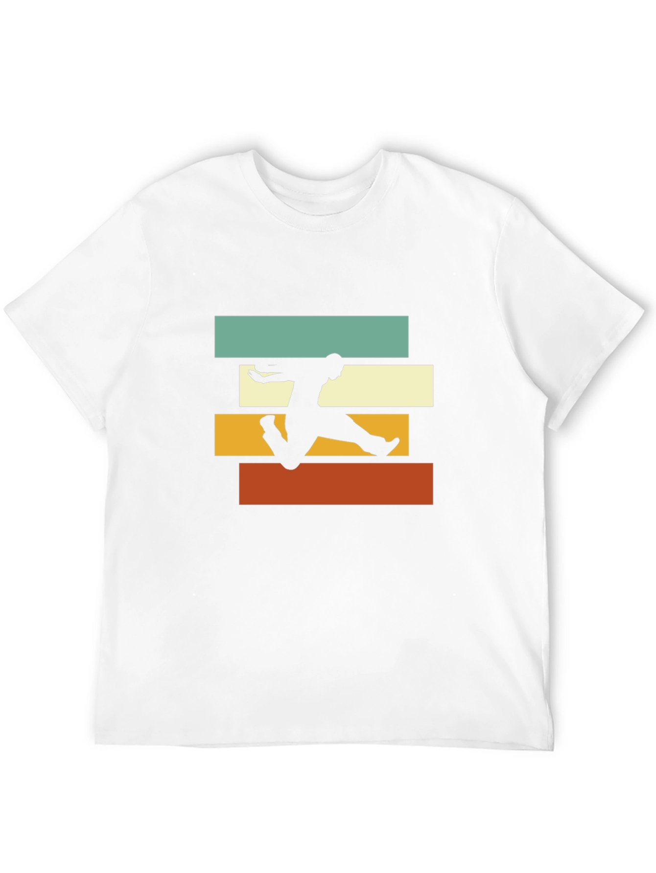 Black Retro Athlete Graphic Tee view 12