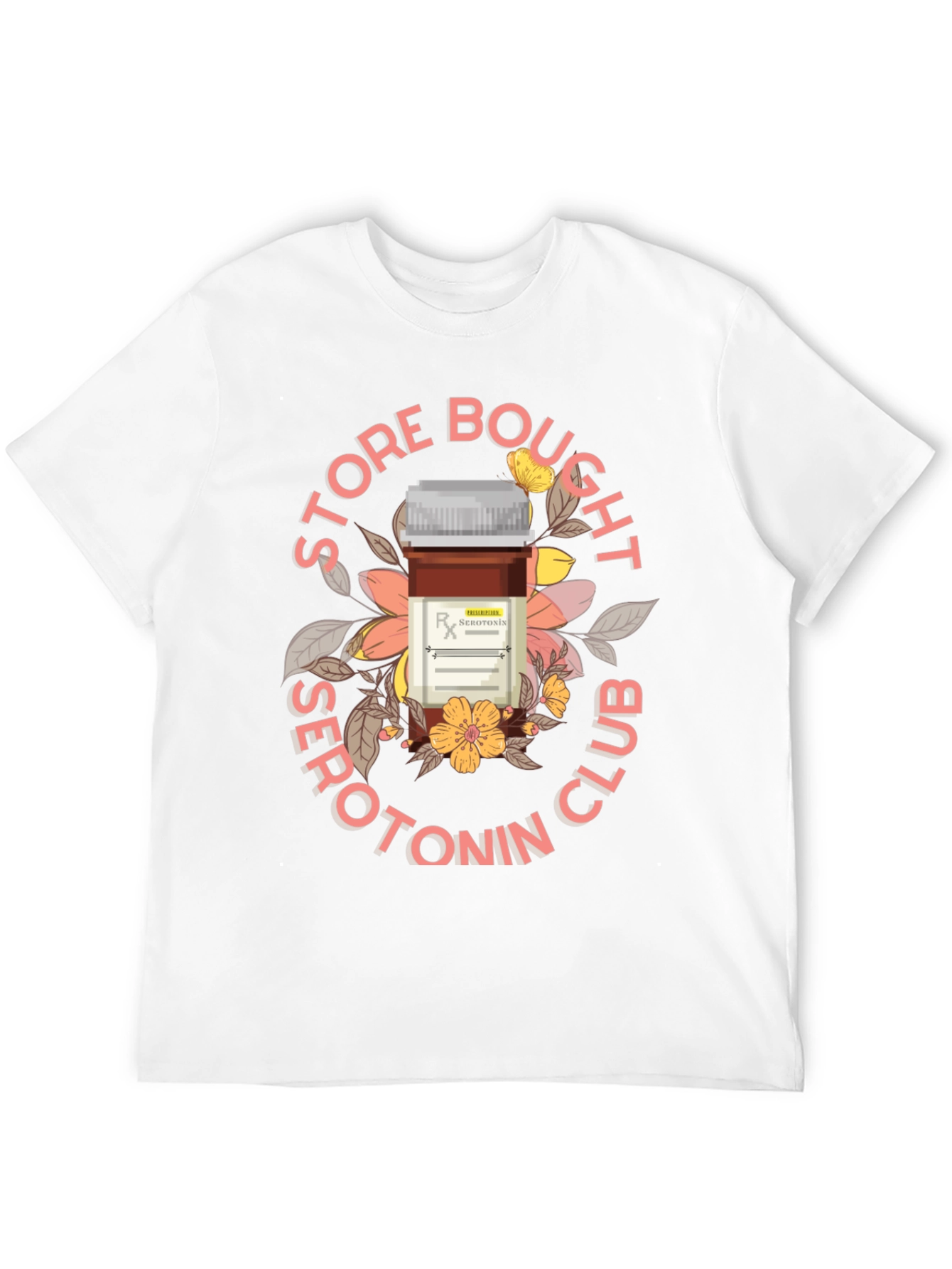 Black Serotonin Club T-Shirt - Black view 12