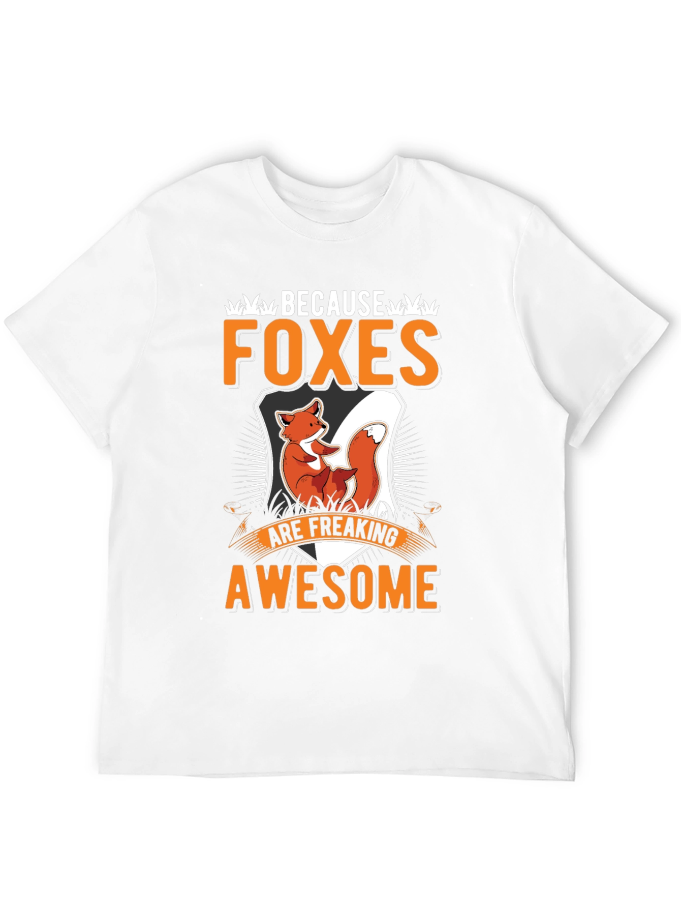Black Foxes Are Awesome T-Shirt view 12