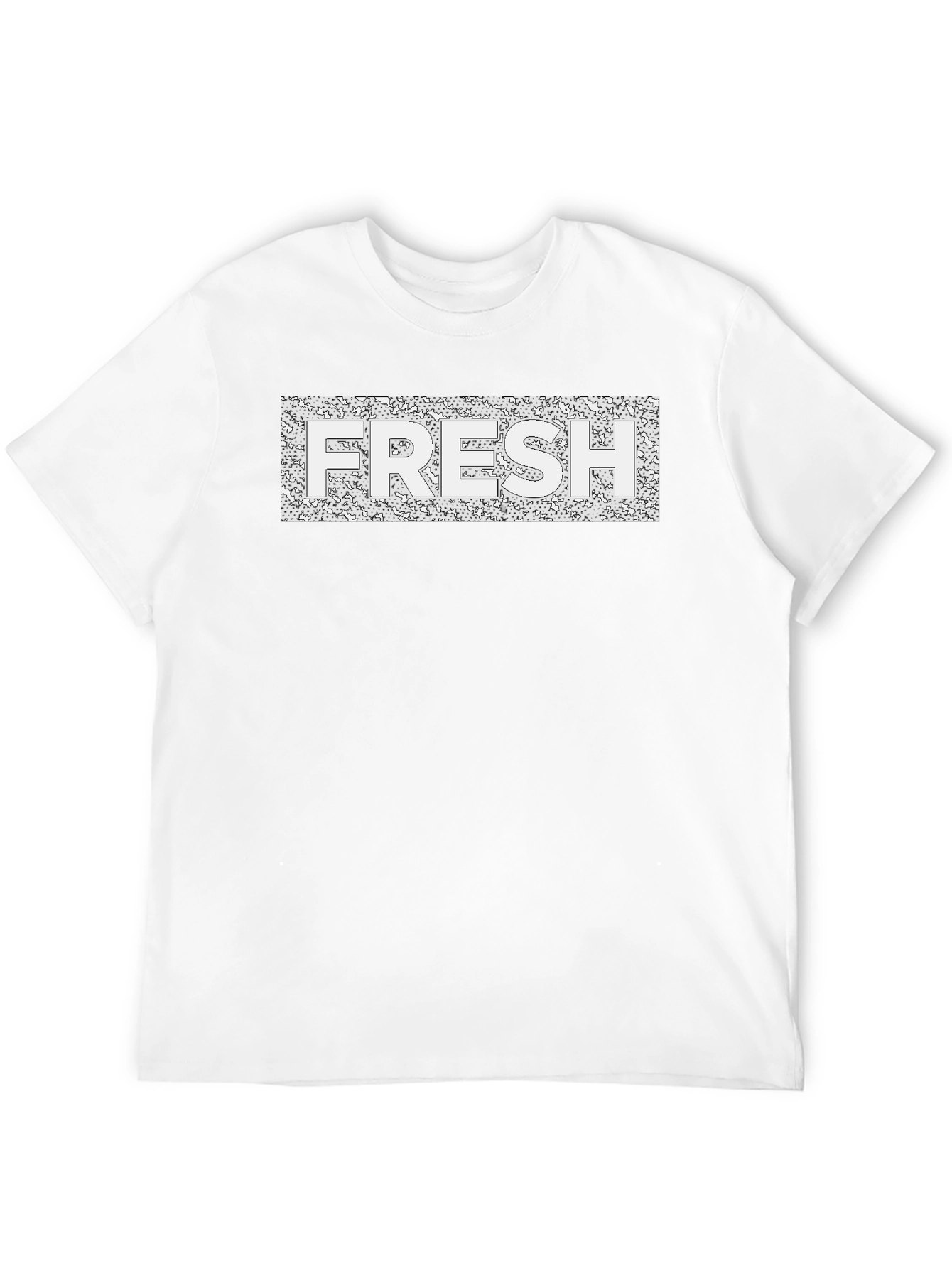 Black Fresh Graphic Tee - Modern Black T-Shirt view 12