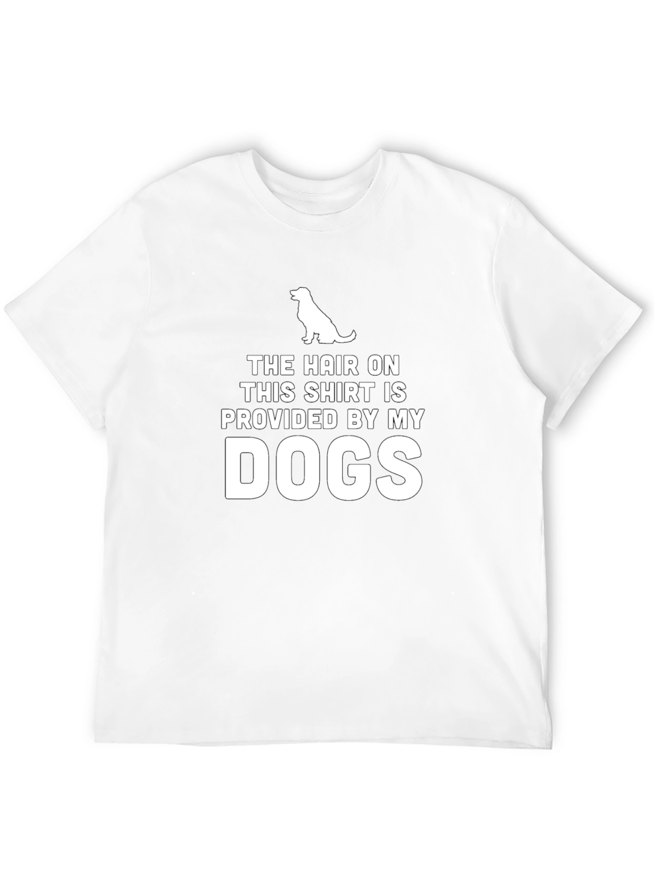 Black Dog Hair T-Shirt - Novelty Pet Owner Tee view 12