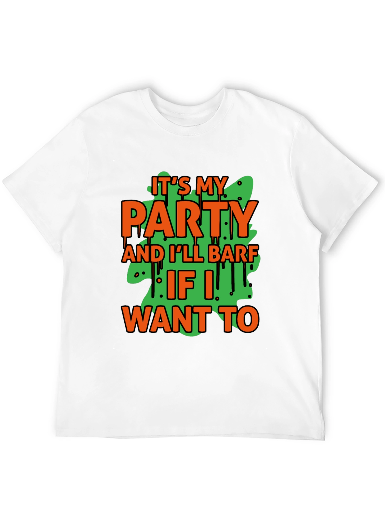 Black It's My Party T-Shirt view 12