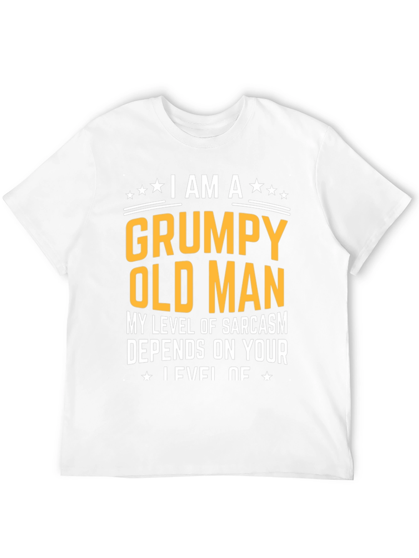 Black Grumpy Old Man Sarcasm T-Shirt - Funny Novelty Tee view 12