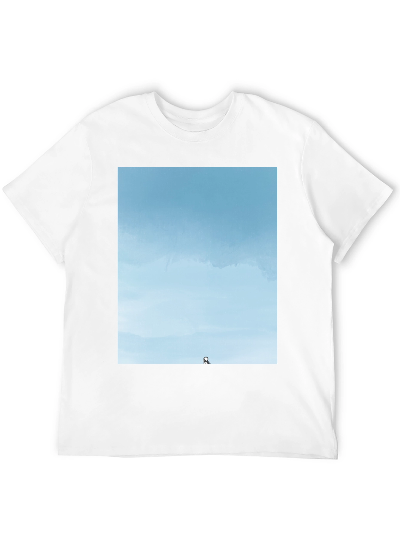 Black Sky View Graphic Tee - Soft Cotton Blend view 12