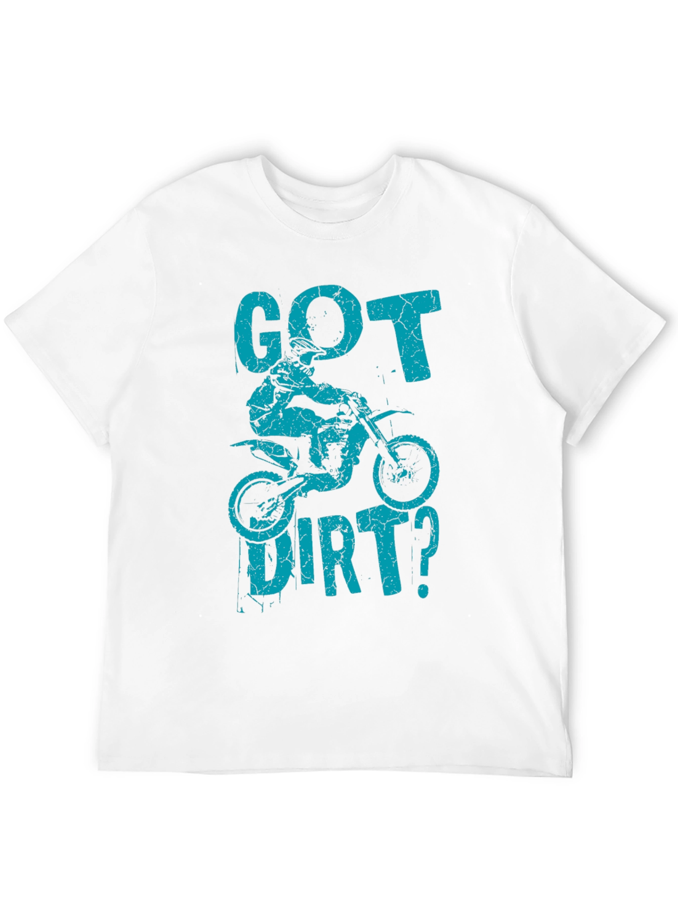 Black Got Dirt? Graphic T-Shirt - Motocross Design view 12