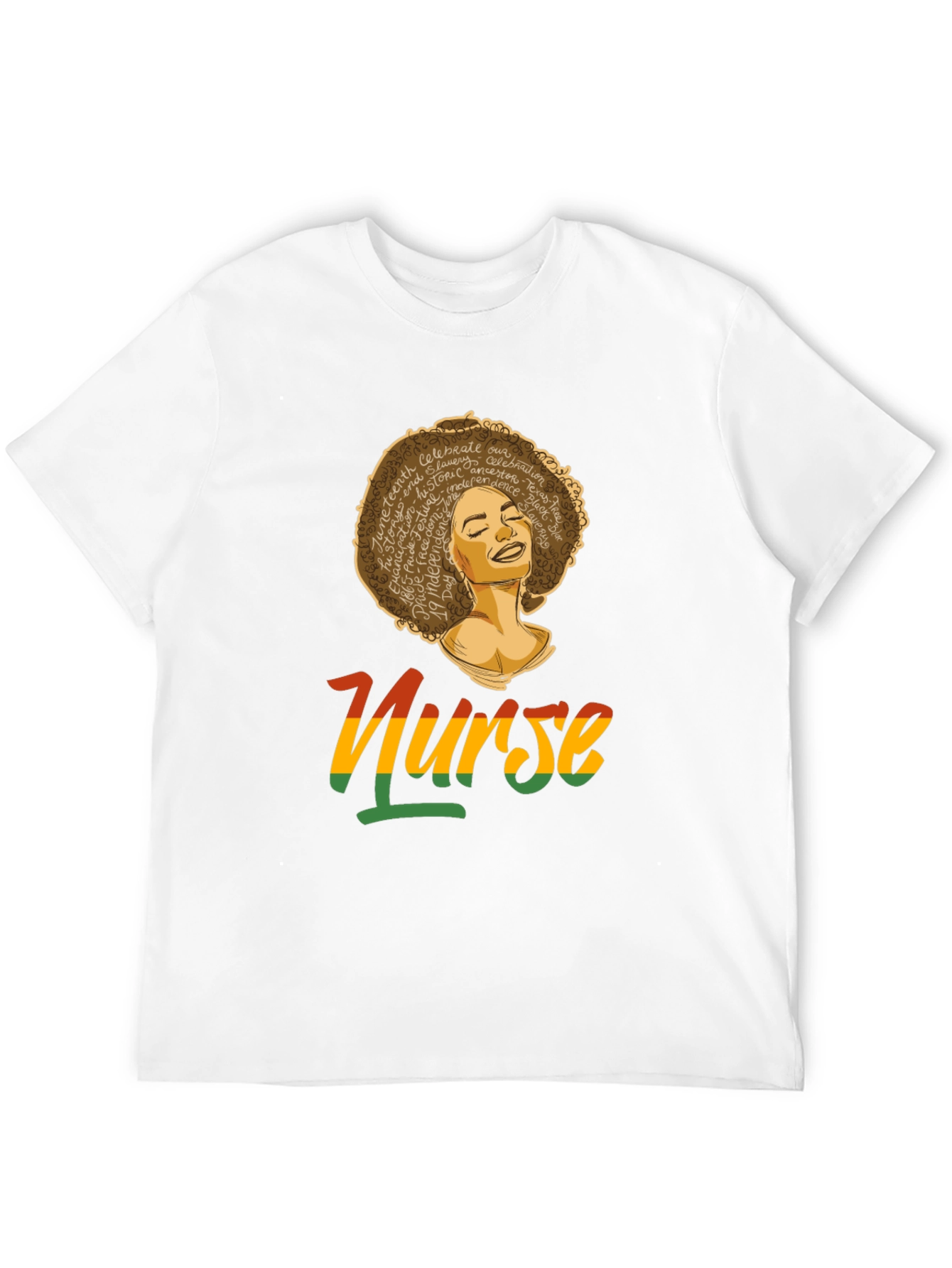 Black Juneteenth Nurse Black Pride T-Shirt view 12