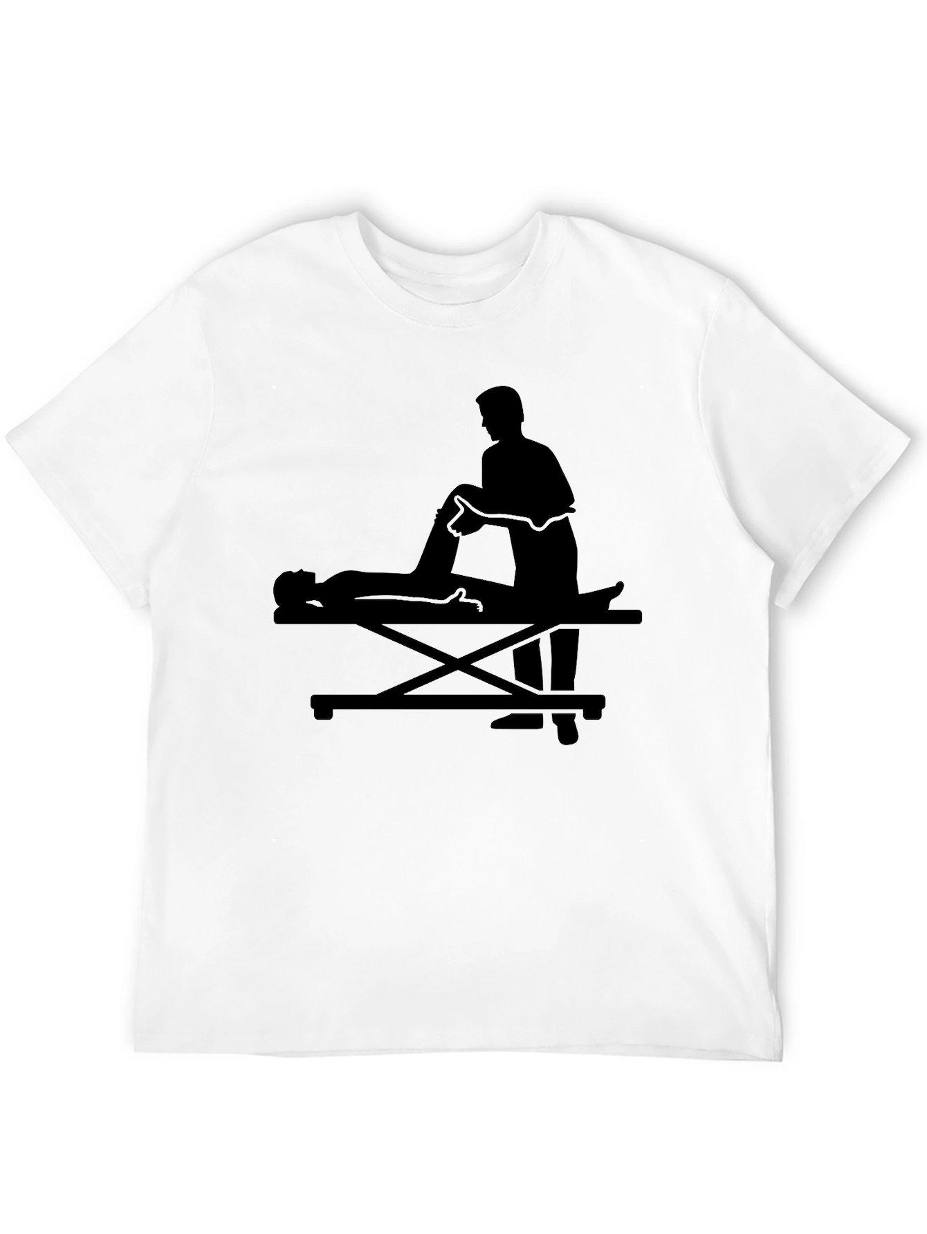 Black Chiropractor T-Shirt - Massage Therapy Tee view 12