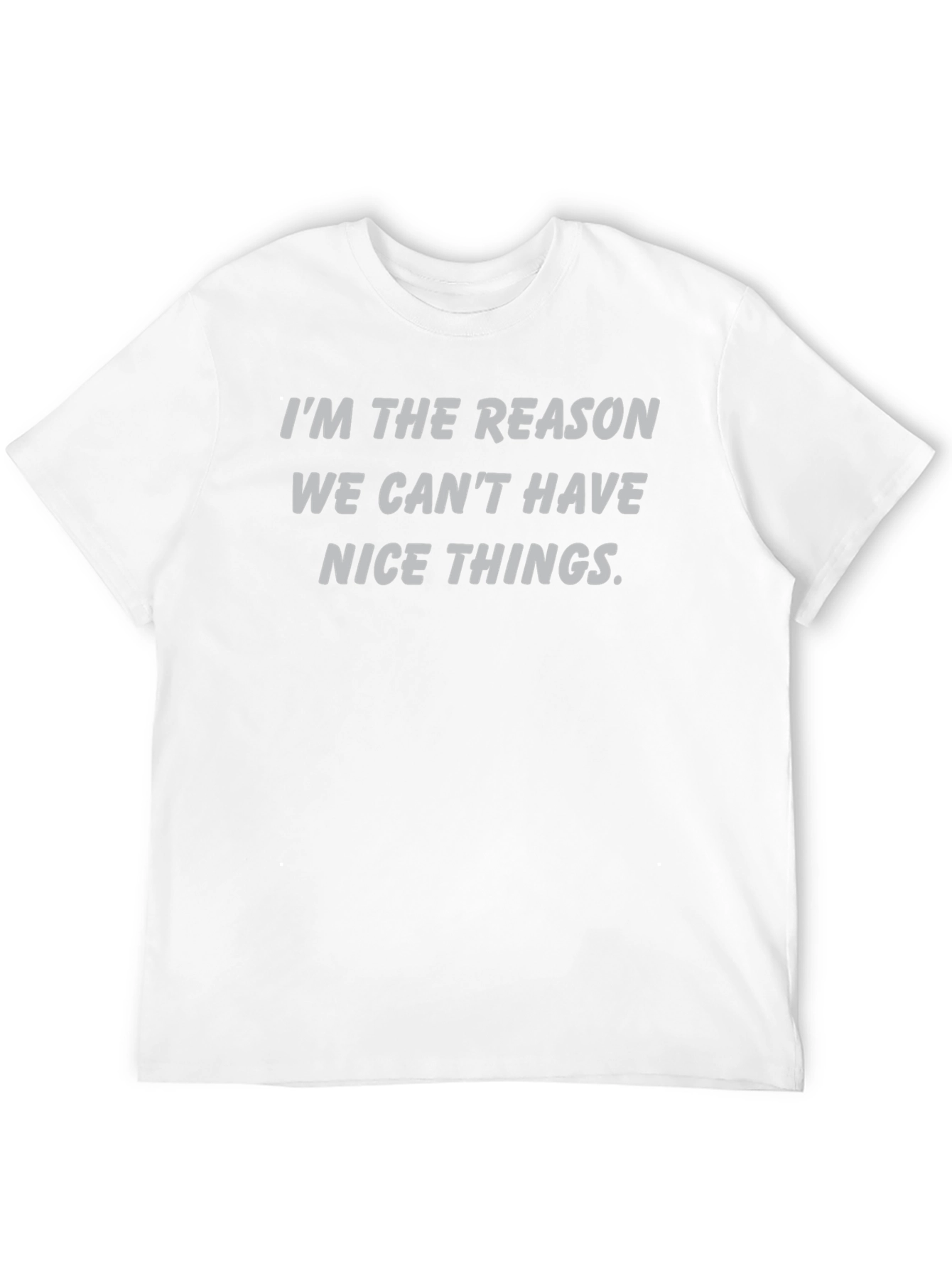 Black Funny 'I'm The Reason' Graphic Tee view 12