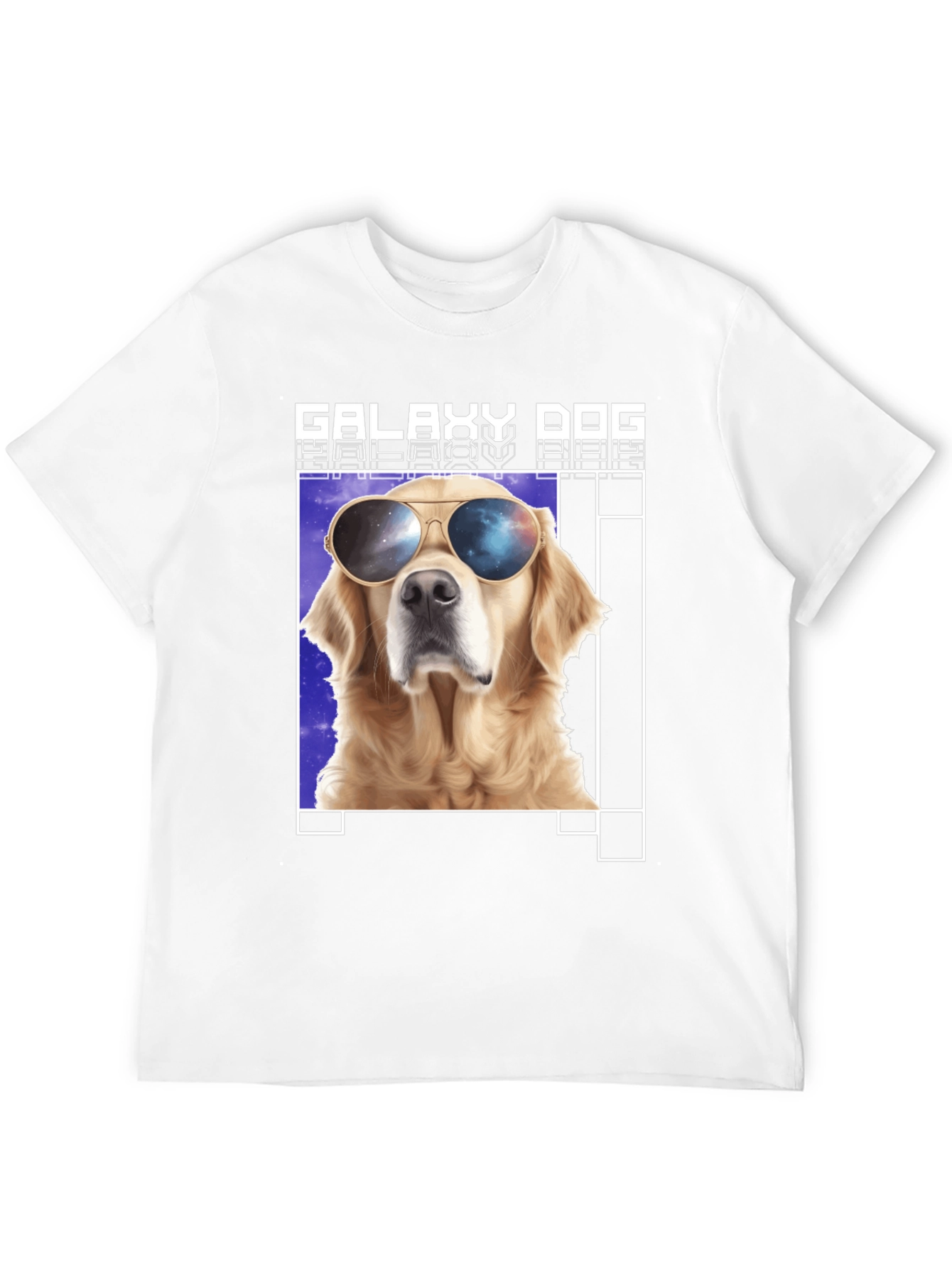 Black Galaxy Dog T-Shirt - Cool Canine in Space Shades view 12