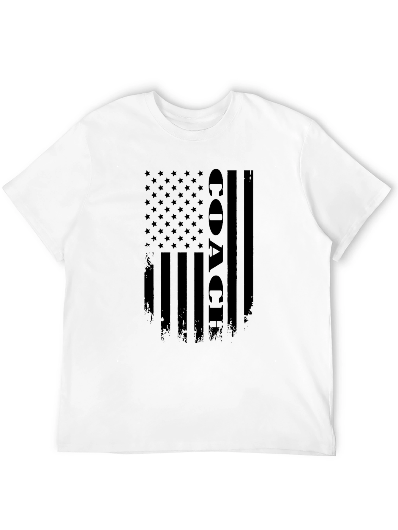 Black Coach American Flag Graphic T-Shirt view 12