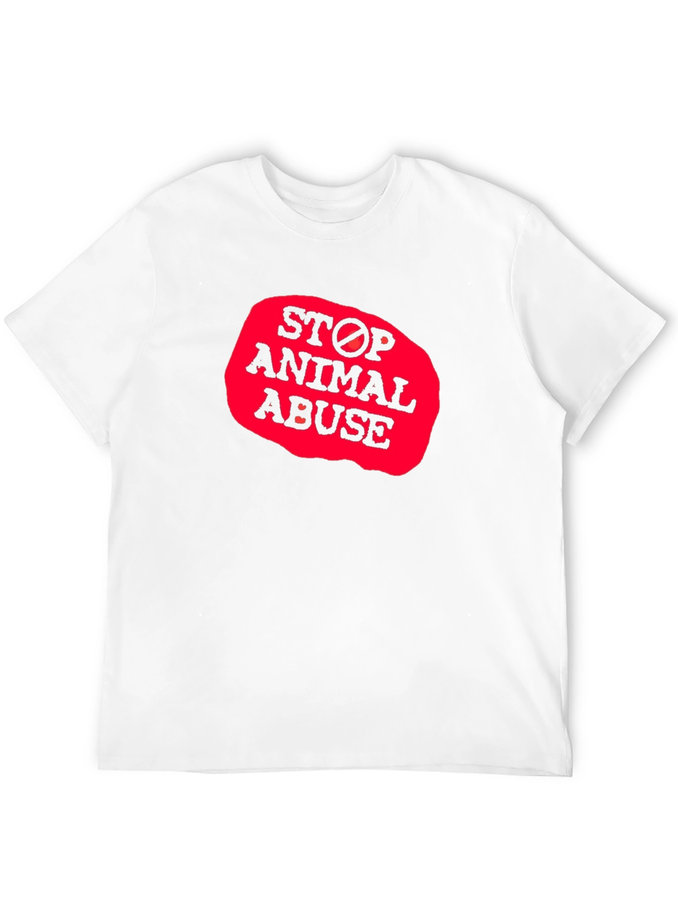 Black Stop Animal Abuse Graphic T-Shirt view 12
