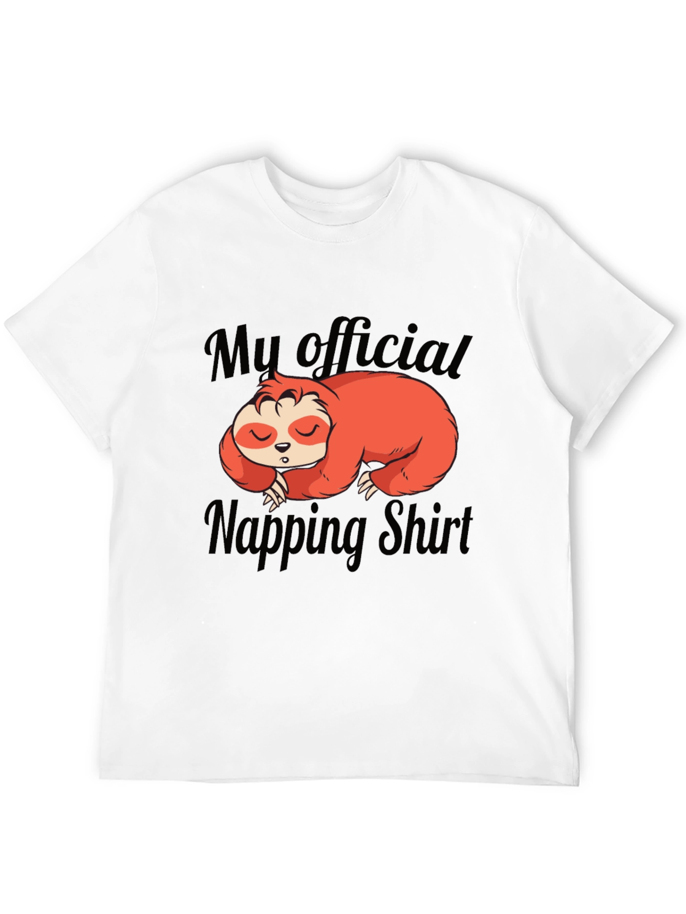 My Official Napping Shirt Sloth Graphic Tee - 12