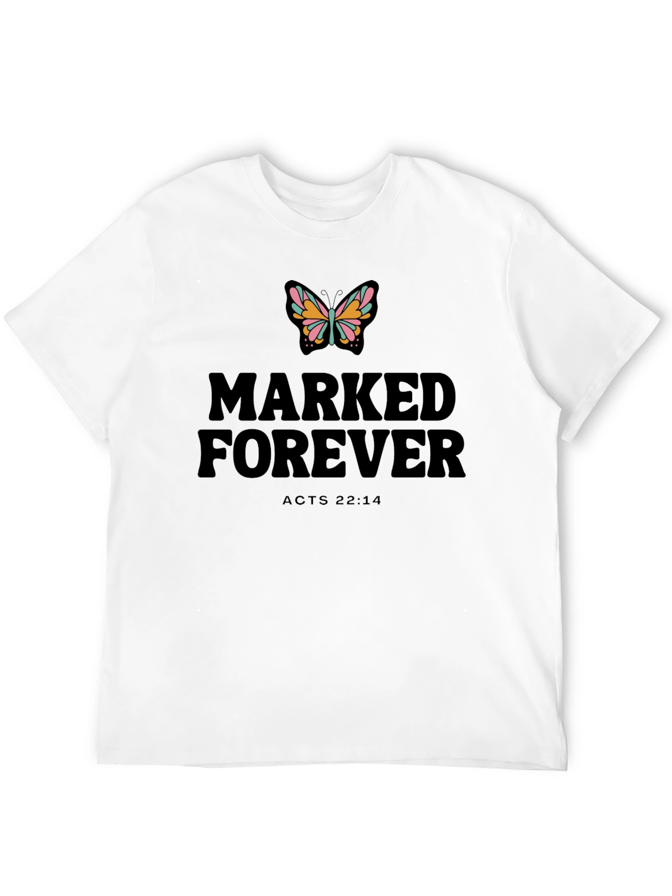 Black Marked Forever T-Shirt view 12