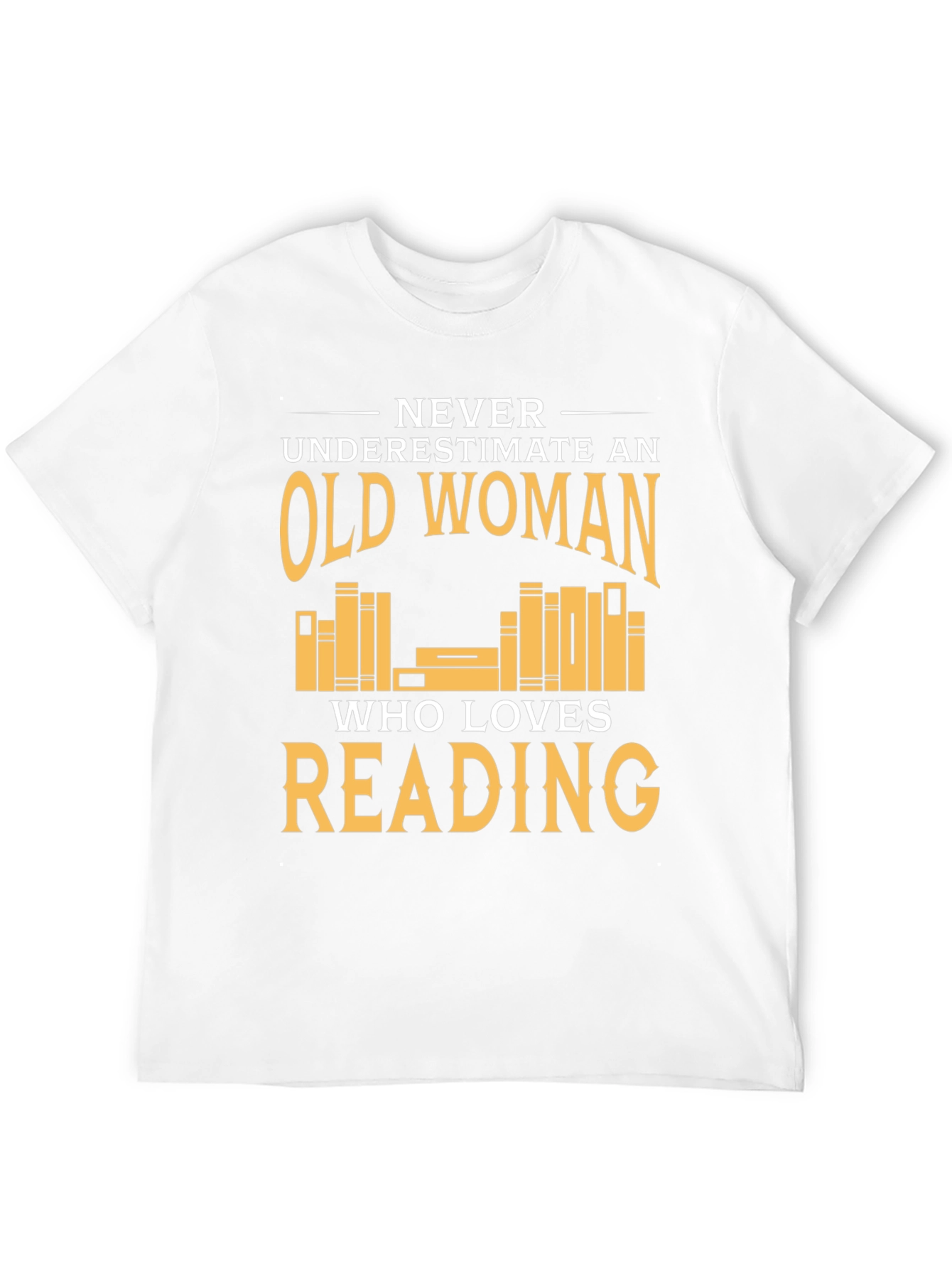 Black Funny Old Woman Reading T-Shirt view 12