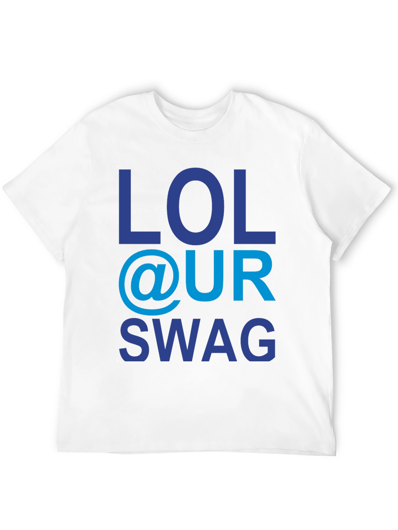 Black LOL @ UR SWAG Graphic Tee - Trendy & Fun! view 12