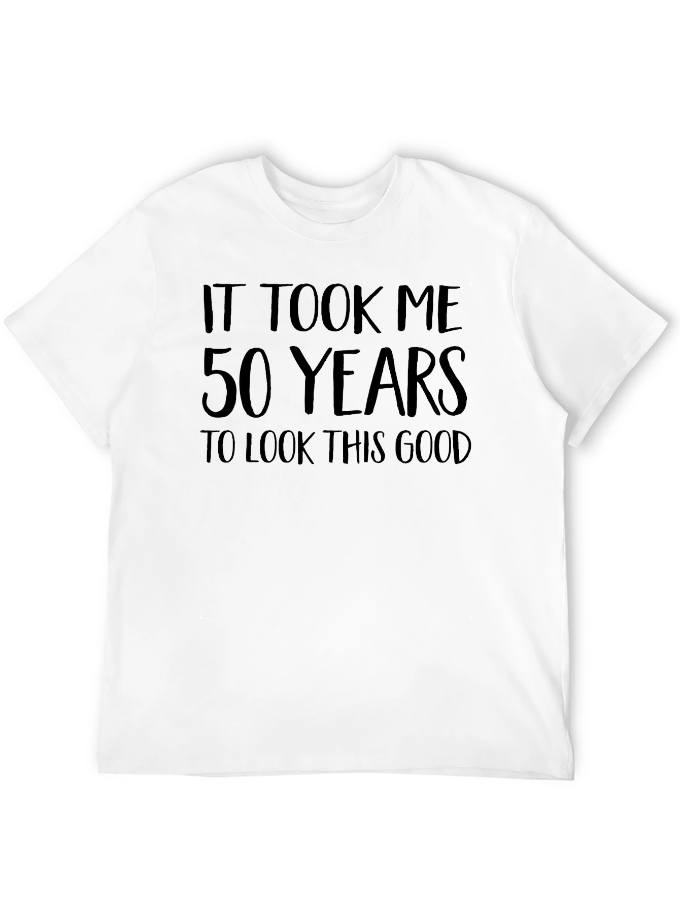 Black Funny 50th Birthday T-Shirt - 'It Took Me 50 Years' view 12