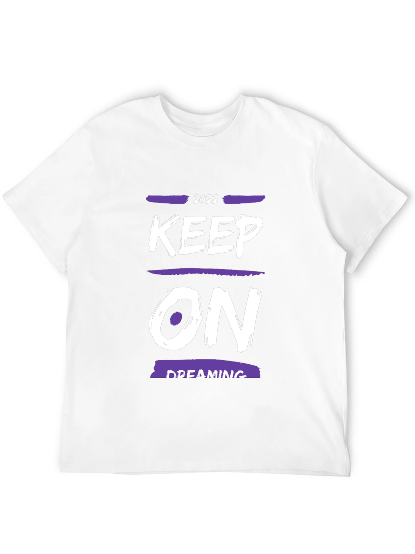 Black Keep On Dreaming Tee - 2022 Graphic Print Crew Neck T-Shirt view 12