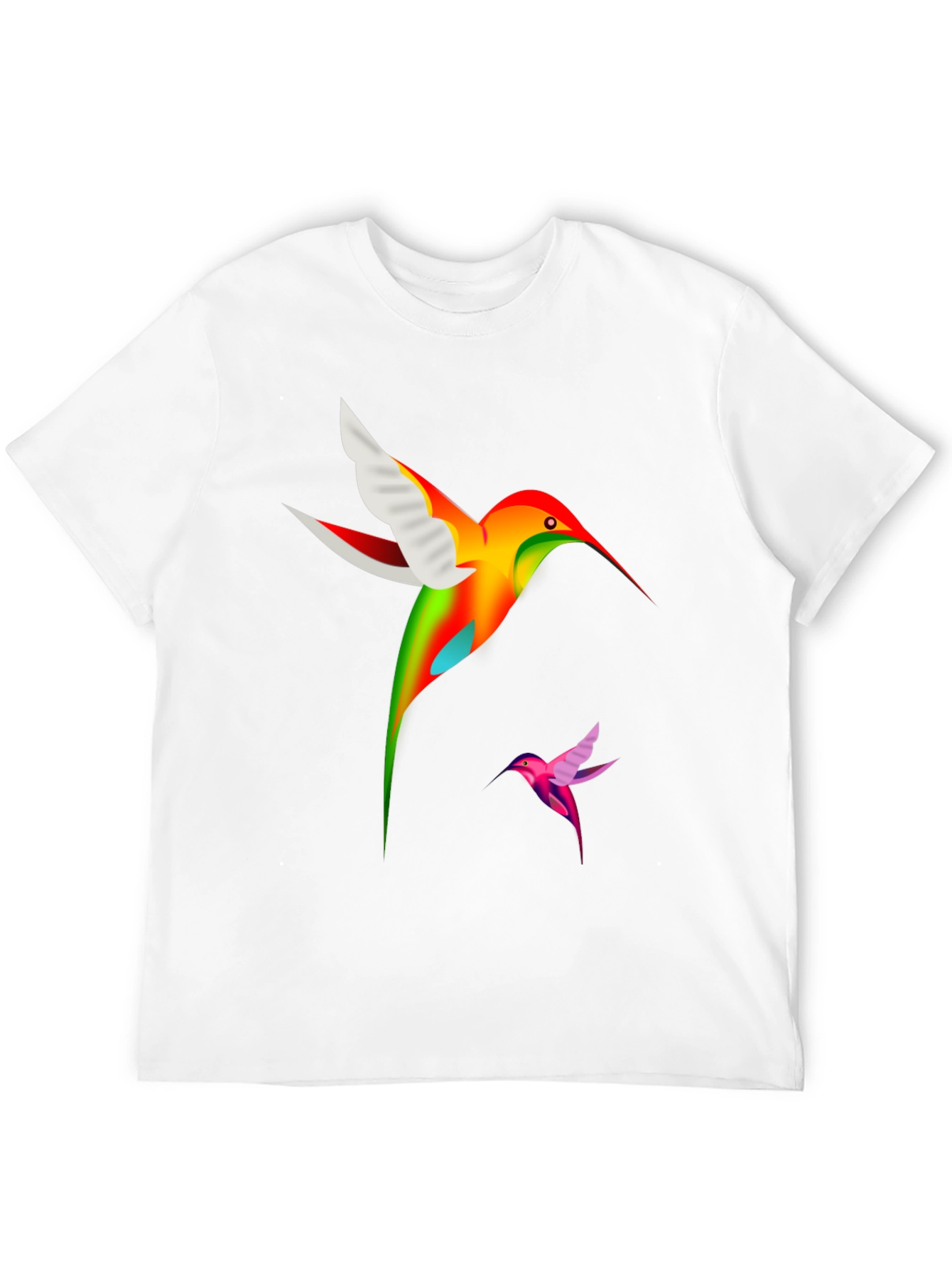 Black Hummingbird Graphic Tee - Bold Bird Design view 12