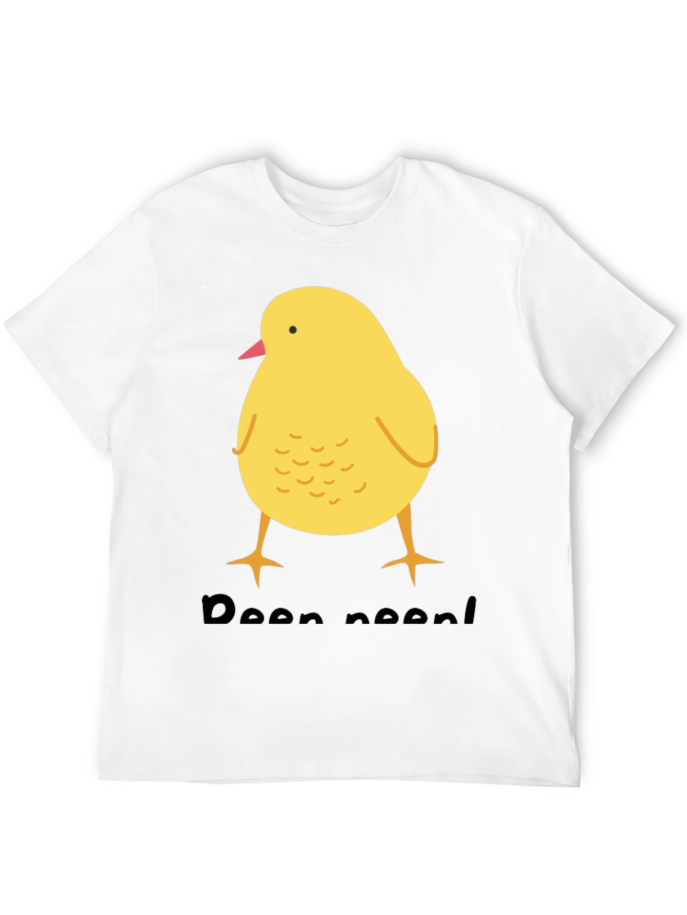 Black Cute Chick T-Shirt - Black Cotton Blend view 12