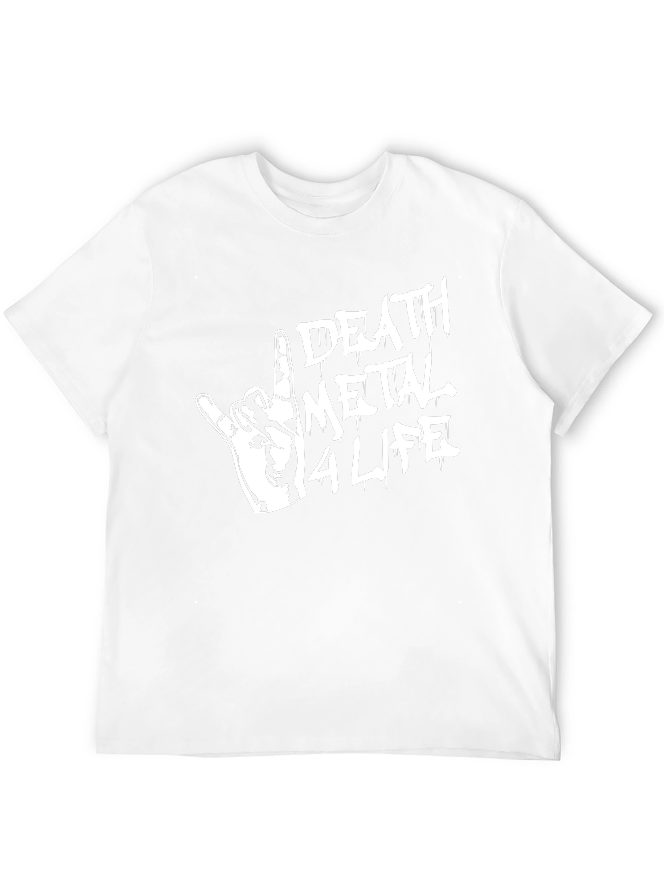 Death Metal 4 Life Graphic Tee - Black - 12