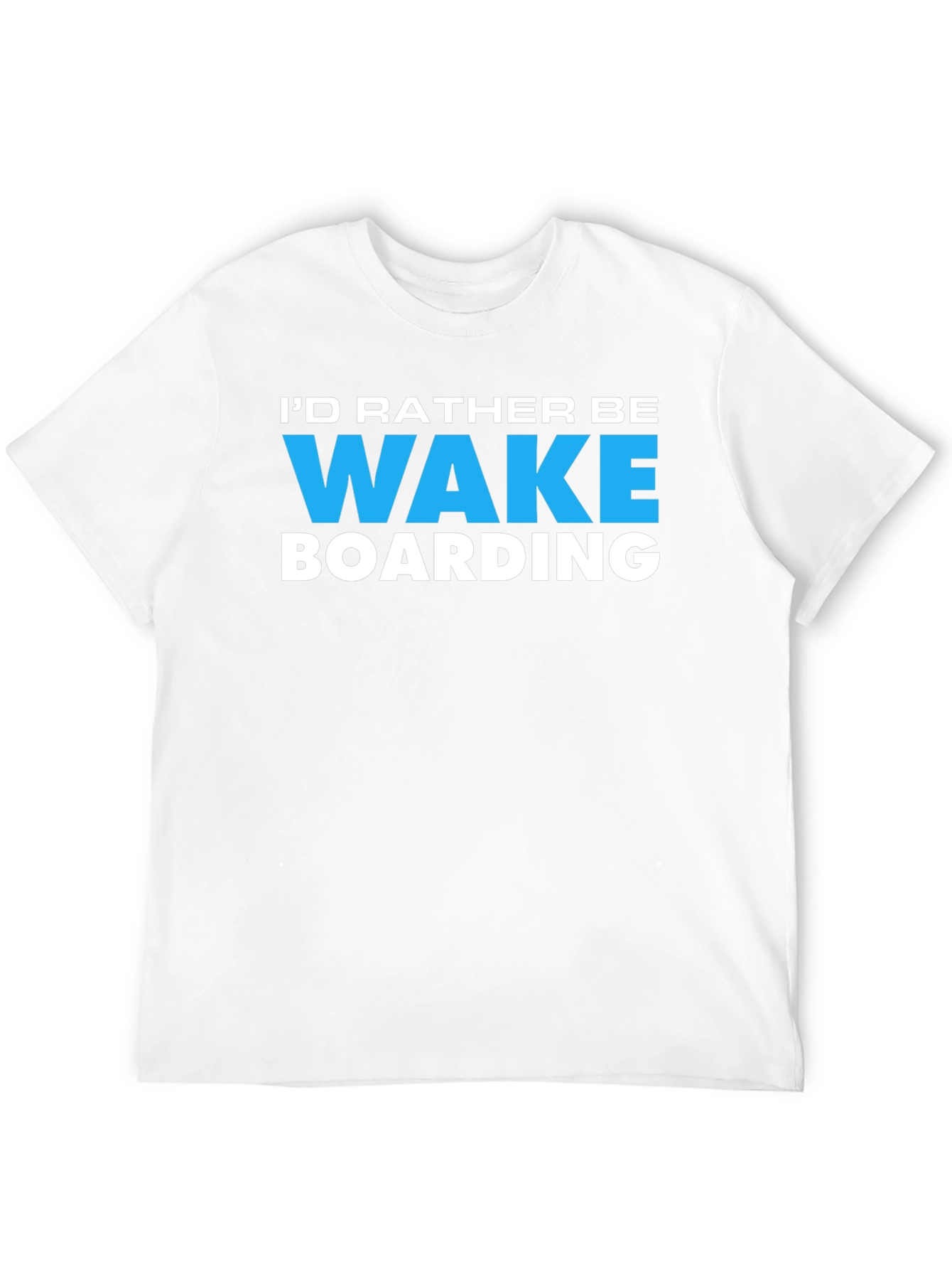 Black Wakeboarding Graphic Tee - Black Cotton Blend view 12