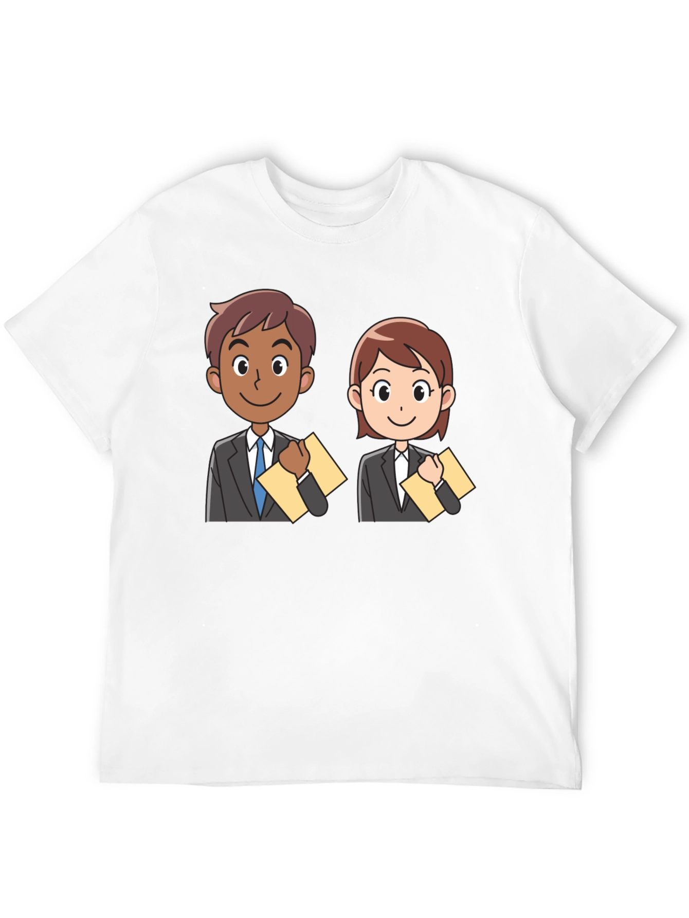 Black Business Ready Cartoon T-Shirt view 12