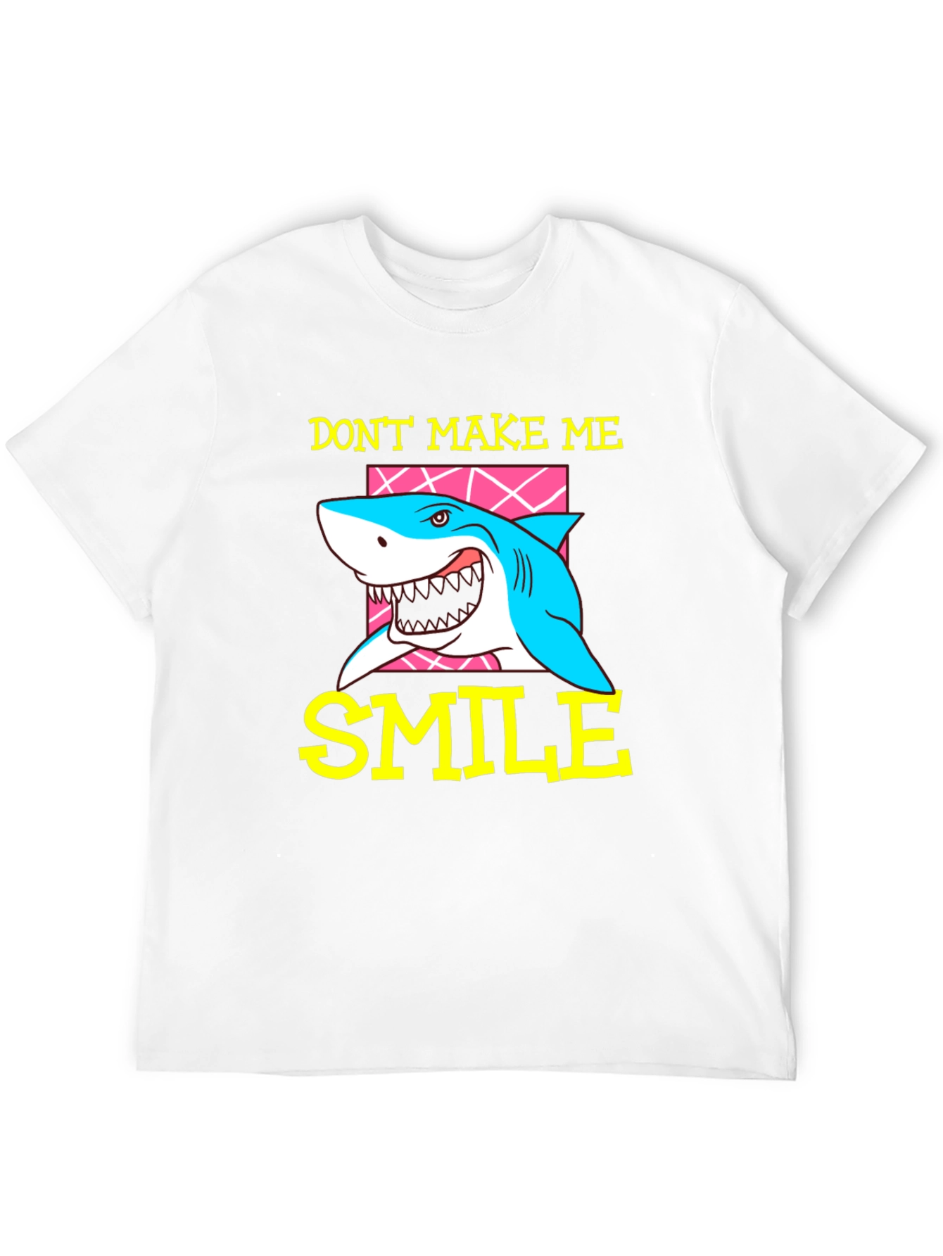 Black Don't Make Me Smile Shark Graphic T-Shirt view 12