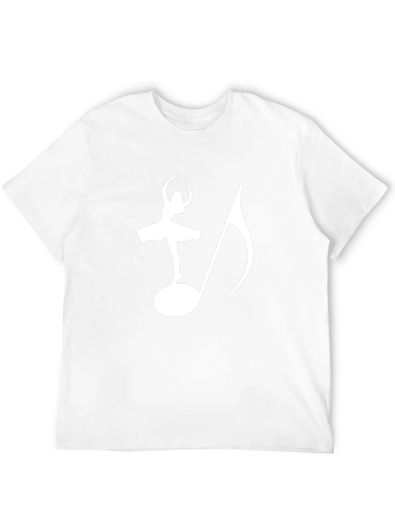 Black Ballerina & Music Note Graphic T-Shirt view 12