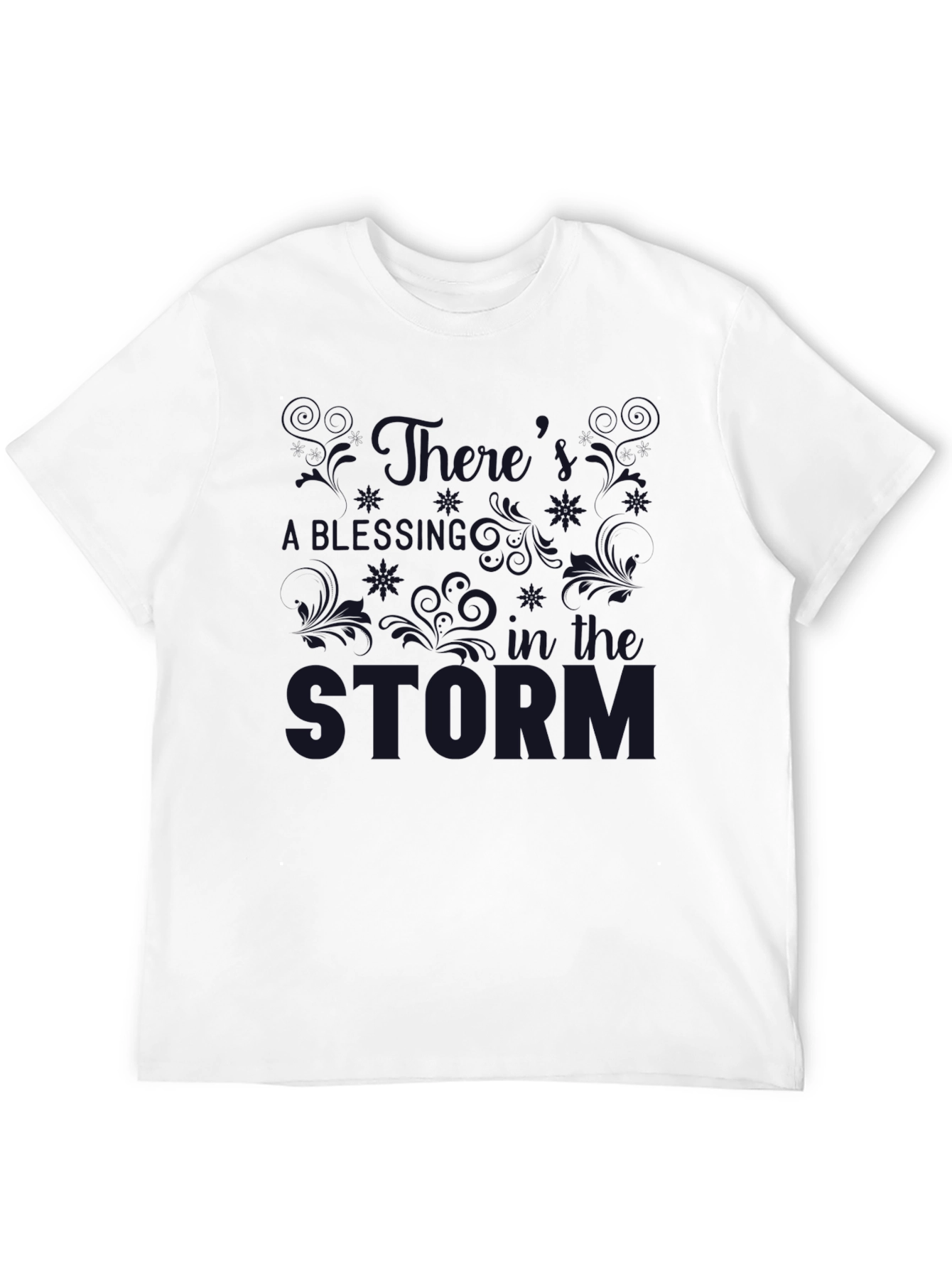 Black Survive The Storm Graphic Tee view 12