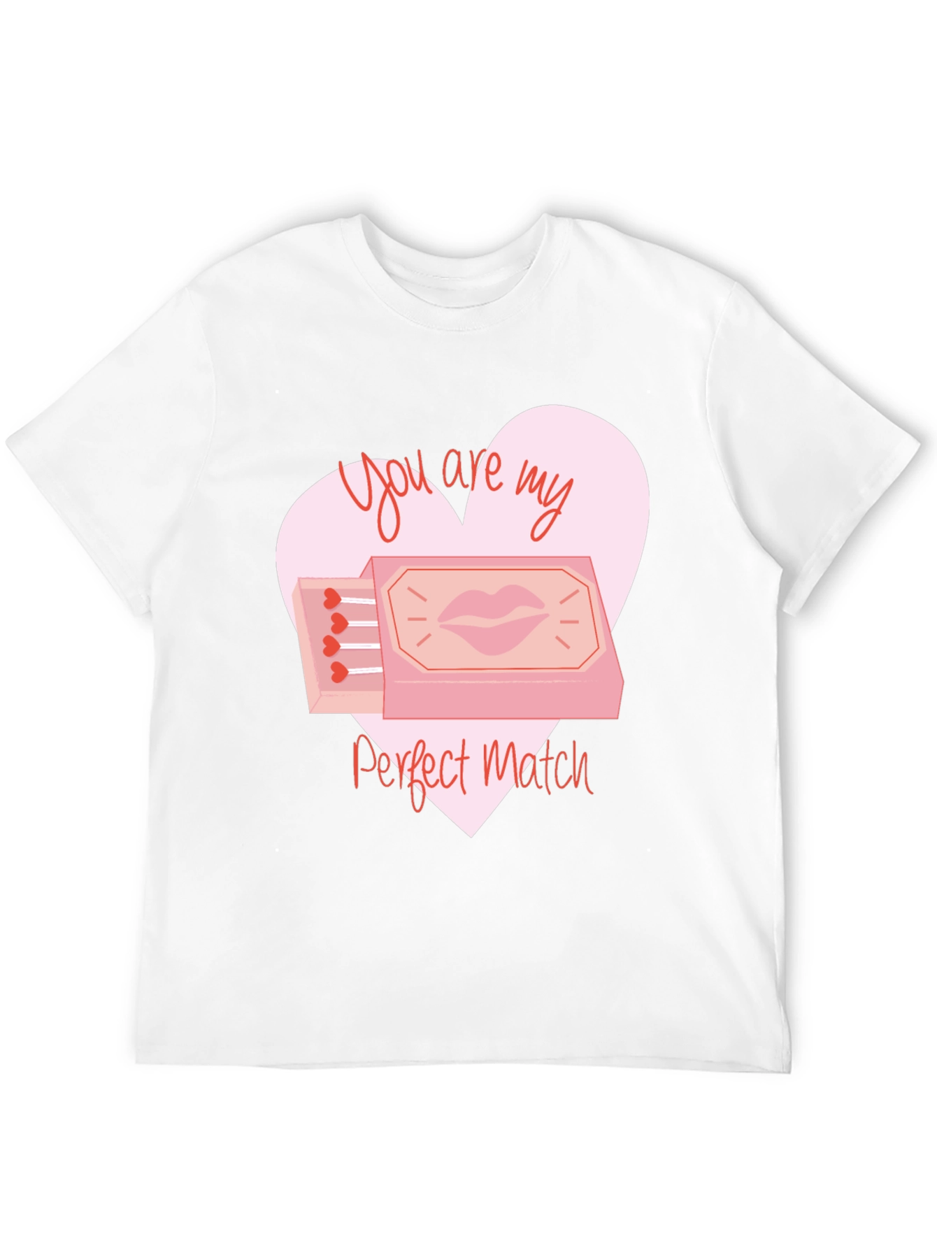 Black Perfect Match Graphic T-Shirt - Valentine's Day view 12