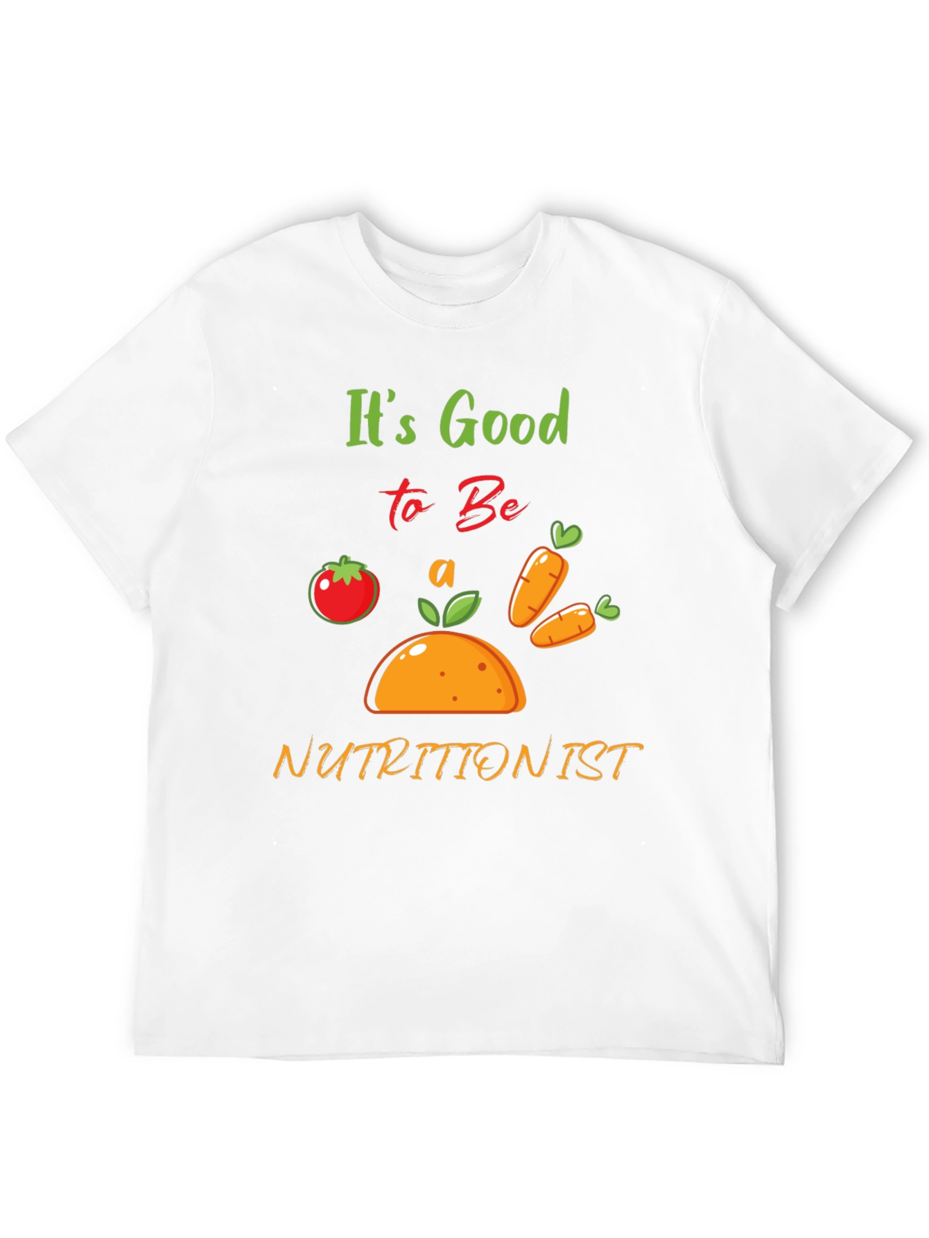 Black It's Good to Be a Nutritionist T-Shirt - Black view 12