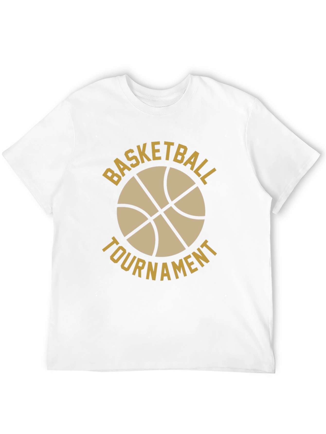 Black Basketball Tournament Black T-Shirt view 12