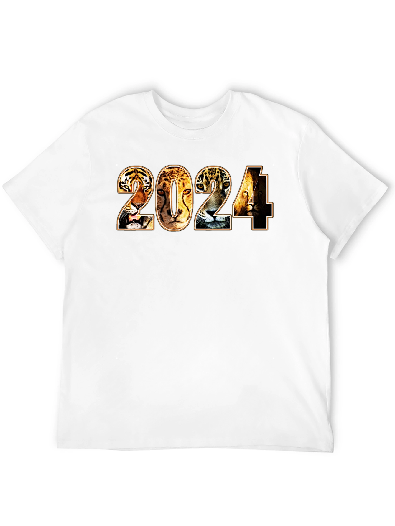 Black 2024 Animal Print T-Shirt view 12