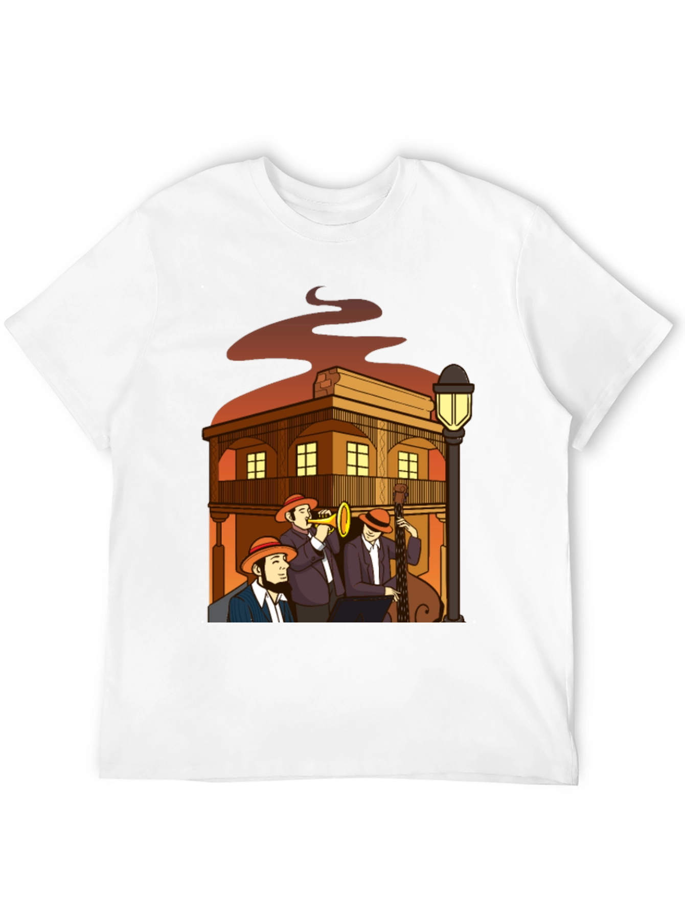 Black Jazz Band T-Shirt - New Orleans Style view 12