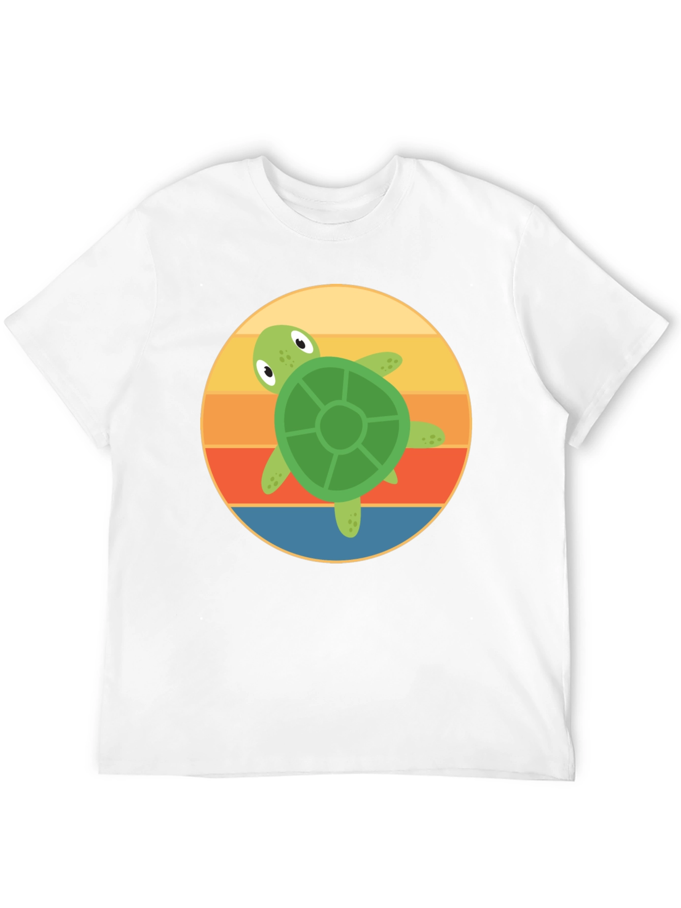 Black Retro Turtle Graphic Tee view 12