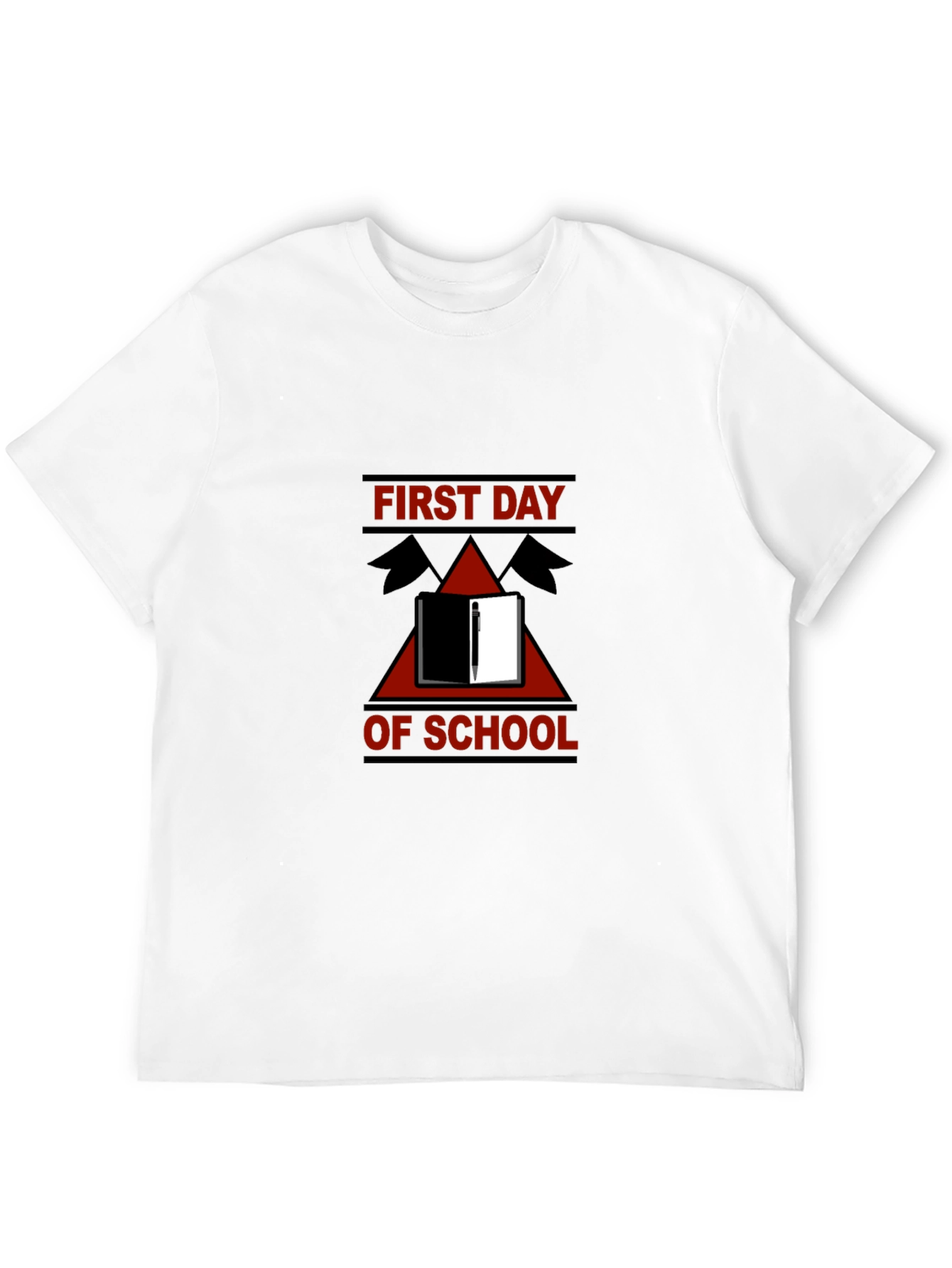 Black First Day of School T-Shirt, Back to School Tee view 12