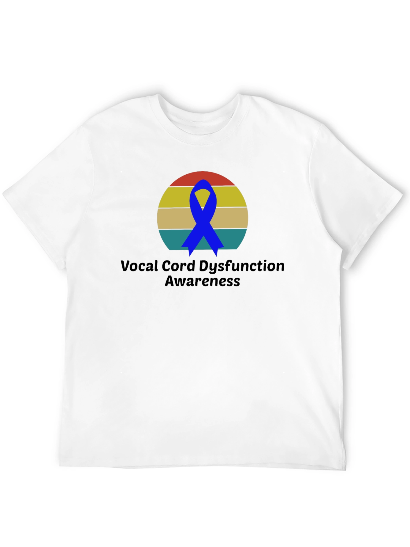 Vocal Cord Dysfunction Awareness Ribbon T-Shirt - 12