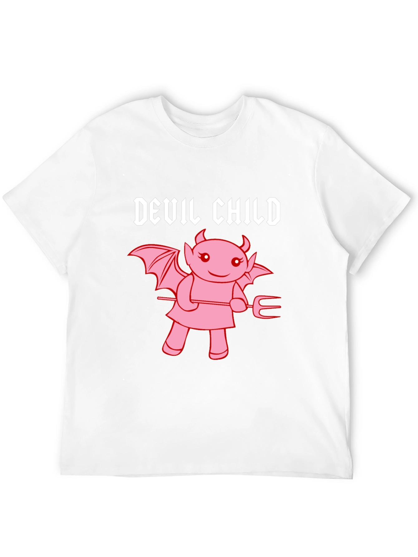 Black Devil Child Graphic Tee - Unisex Black T-Shirt view 12