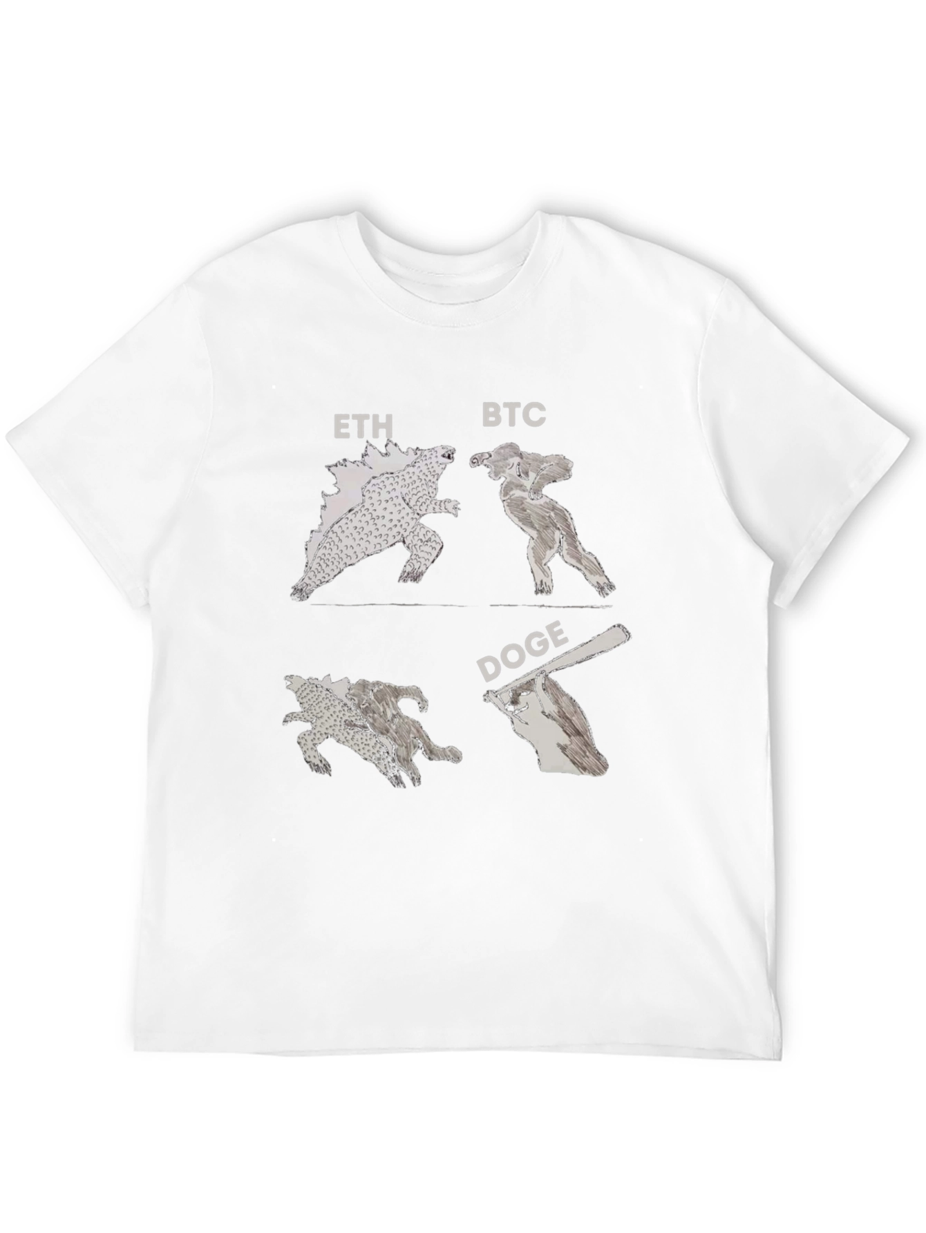 Black Crypto Showdown T-Shirt view 12