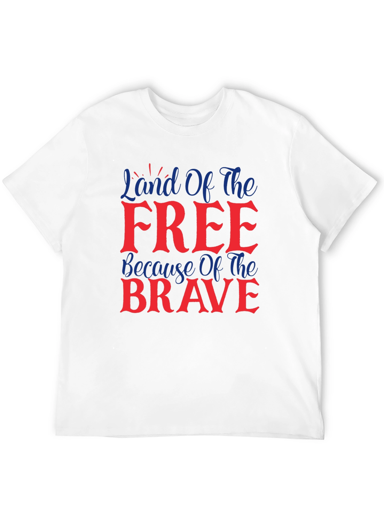 Black Land of the Free Graphic T-Shirt view 12