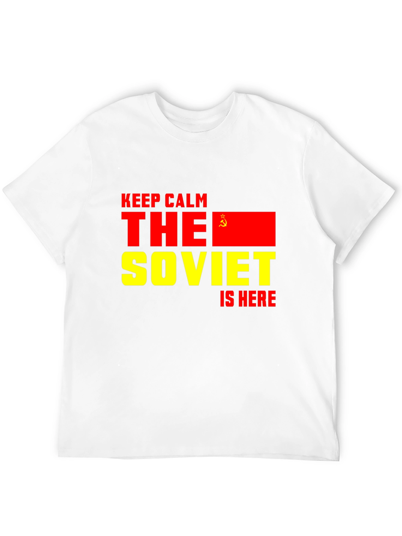 Black Soviet Is Here T-Shirt - Keep Calm Design view 12