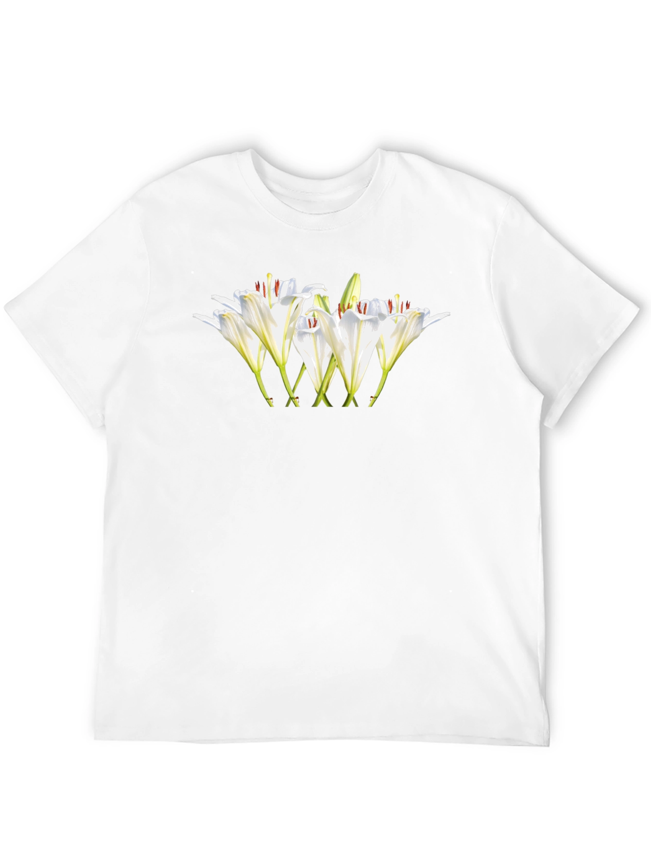 Black Lily Graphic Tee - Classic Black T-Shirt view 12