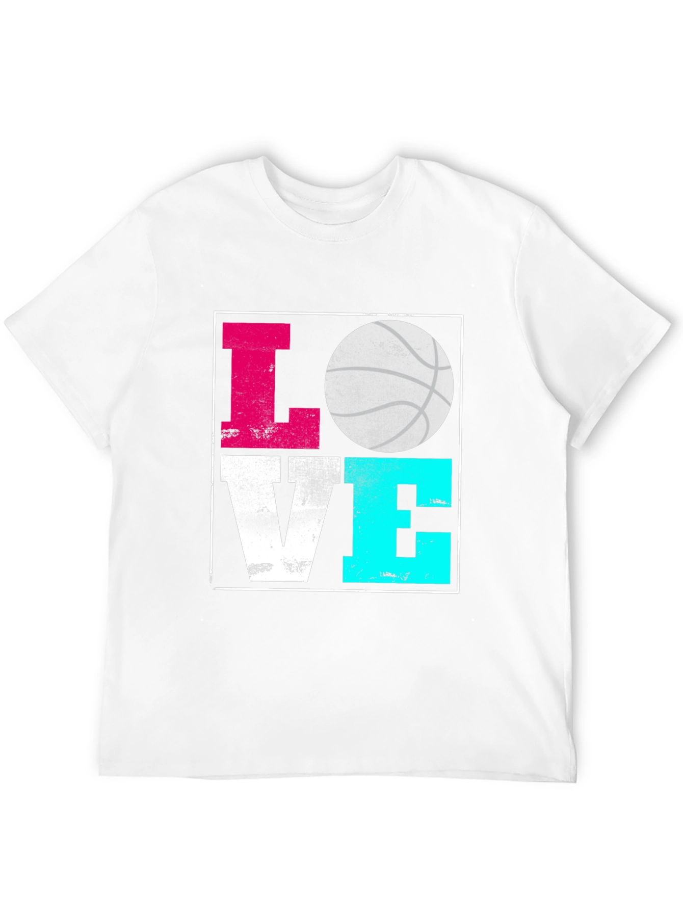 Black Basketball Love Graphic T-Shirt view 12