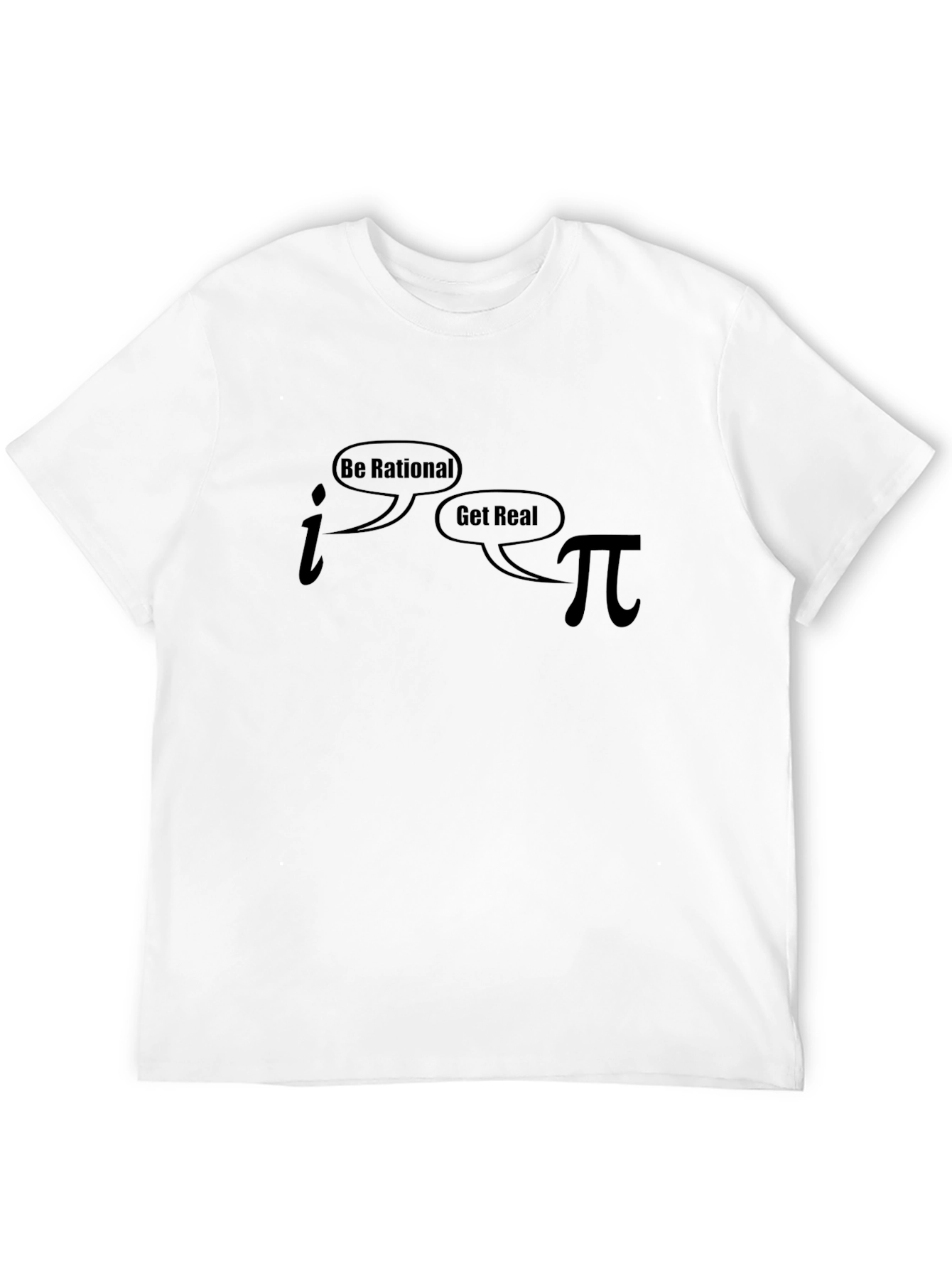 Black Be Rational T-Shirt, Math Humor Tee view 12