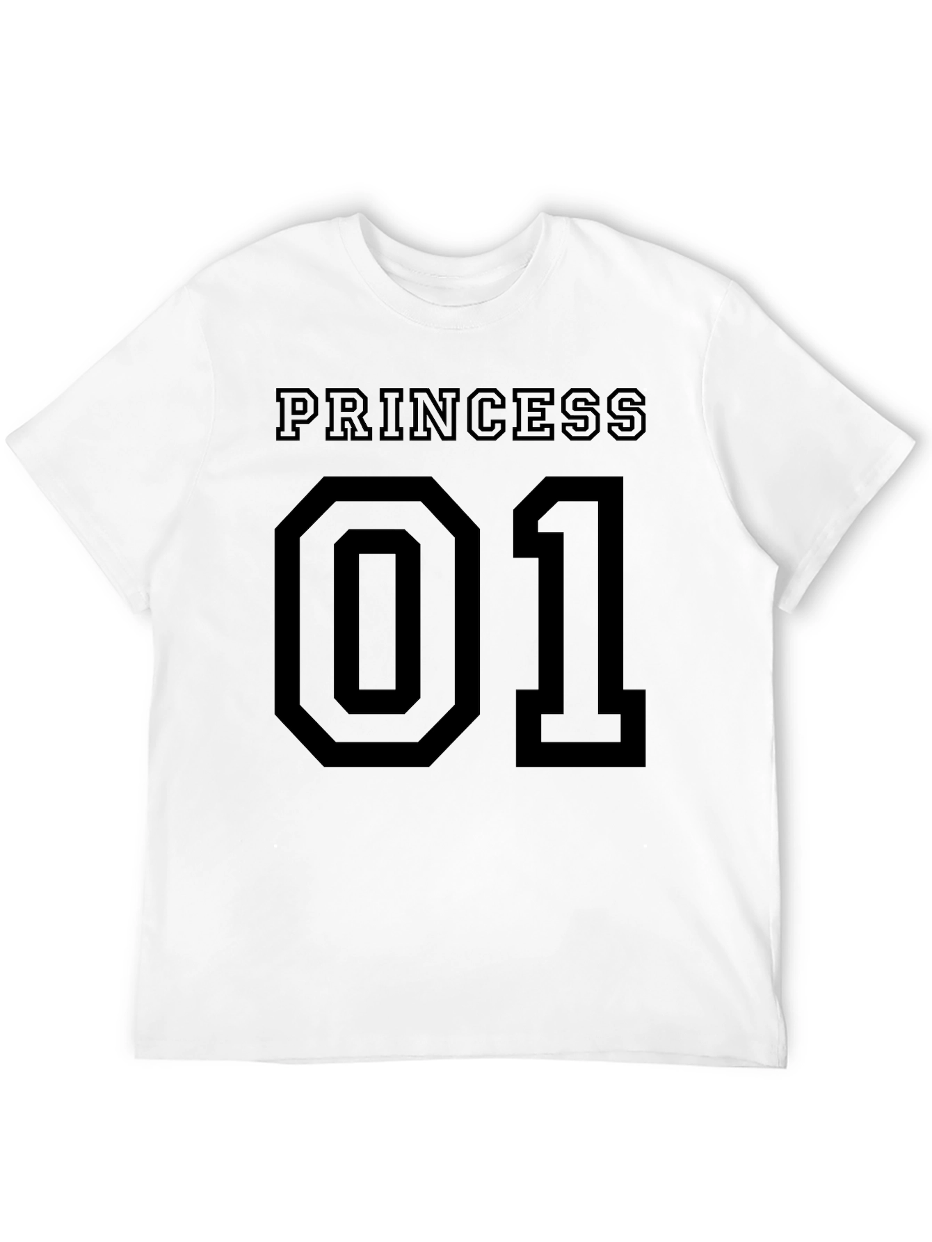 Black Princess 01 Black Graphic T-Shirt view 12