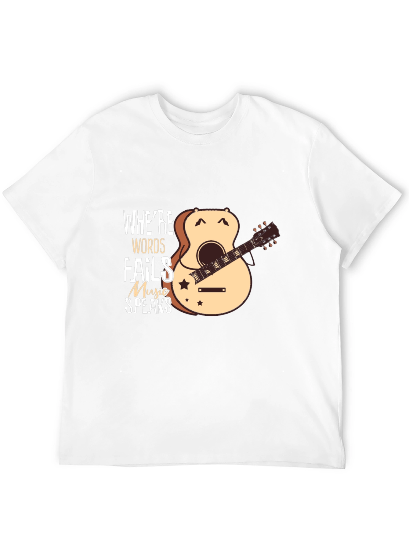 Music Speaks Men's Graphic Tee - 12